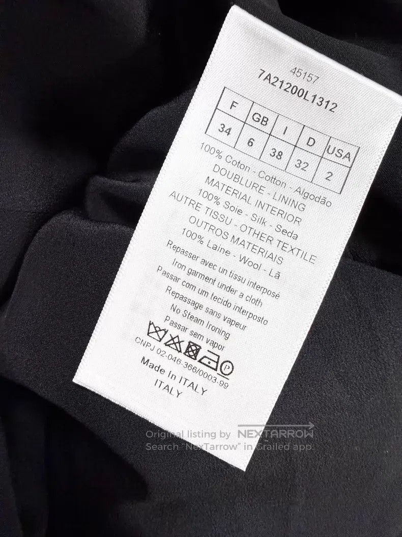 Dior Dior Velvet slim long-sleeved suit jacket Size XXS / US 00 / IT 34 - 6 Thumbnail
