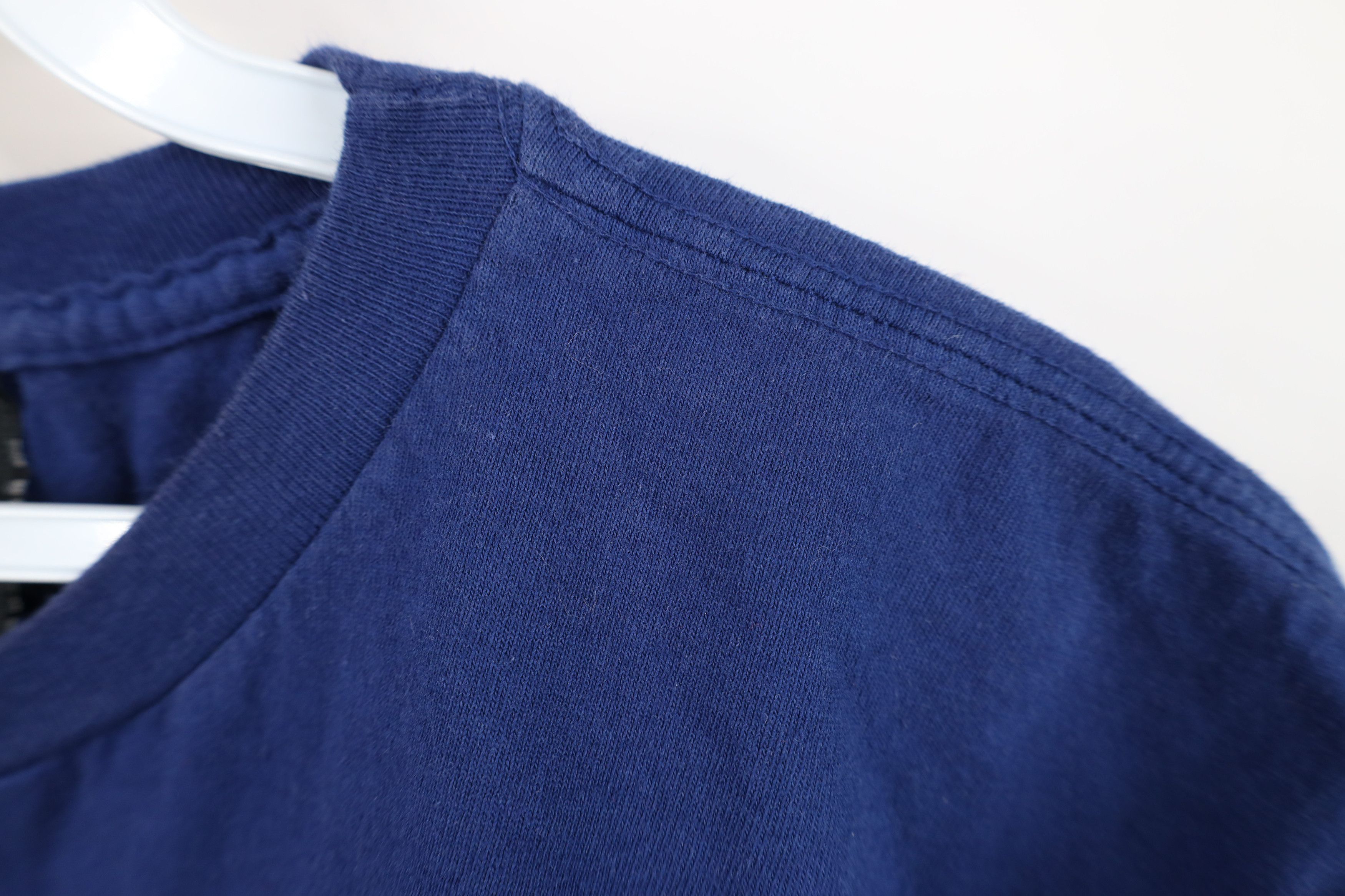 Ralph Lauren Vintage 90s Ralph Lauren Spell USA Flag T-Shirt Blue Cotton Size US M / EU 48-50 / 2 - 9 Thumbnail