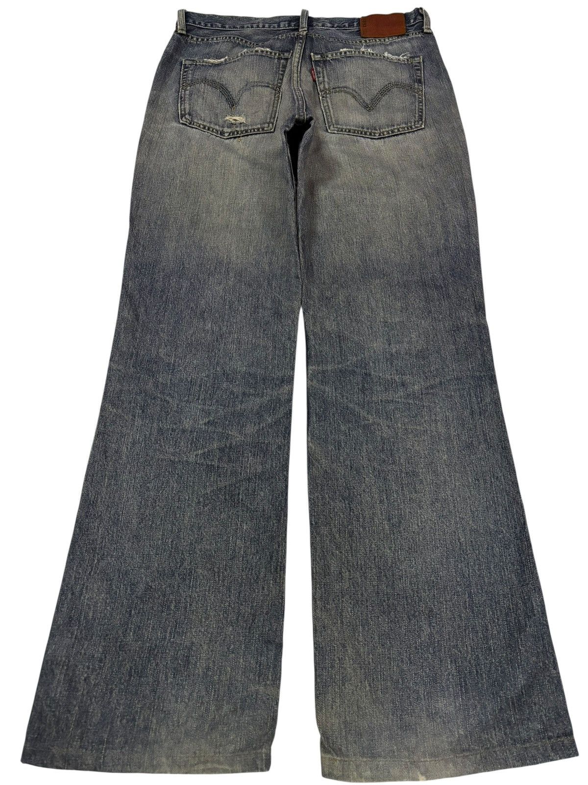 Levi's Vtg 90s Levis 507 Distressed Jeans Size US 32 / EU 48 - 2 Thumbnail