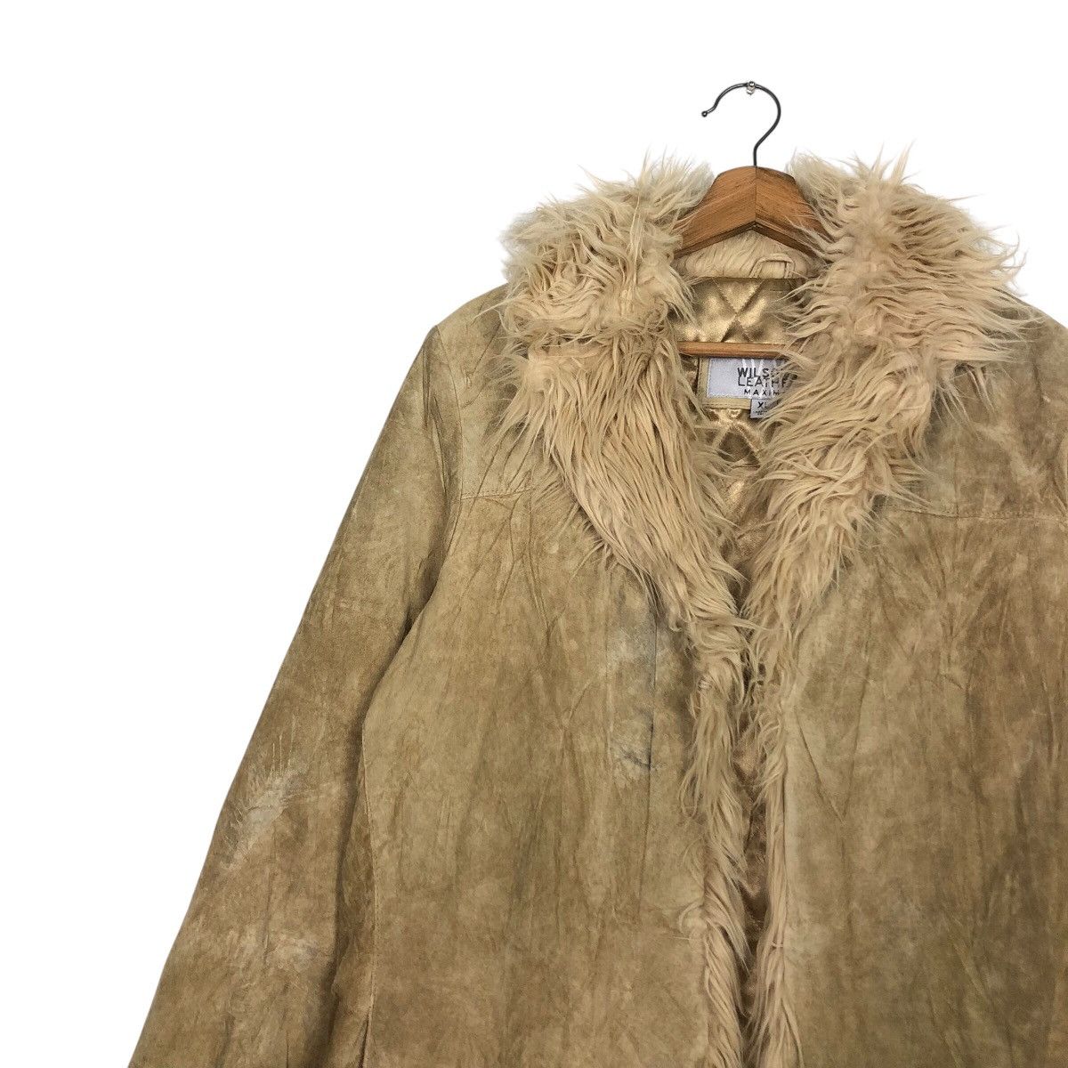 Japanese Brand 📌Vintage Shearling Leather Jacket Maxima Issey Miyake Fur Size US XL / EU 56 / 4 - 9 Thumbnail