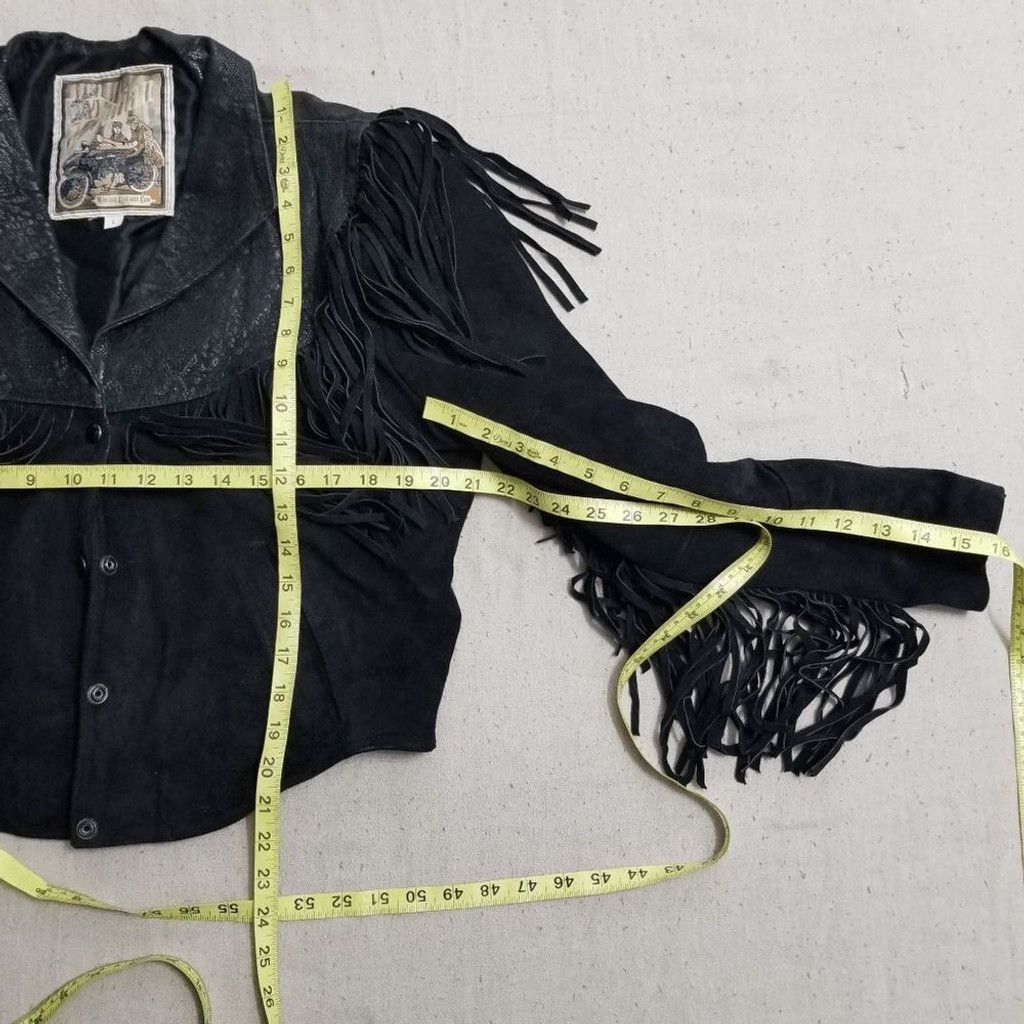 M. Julian M. Julian vintage fringe leather jacket sz L Size L / US 10 / IT 46 - 3 Thumbnail