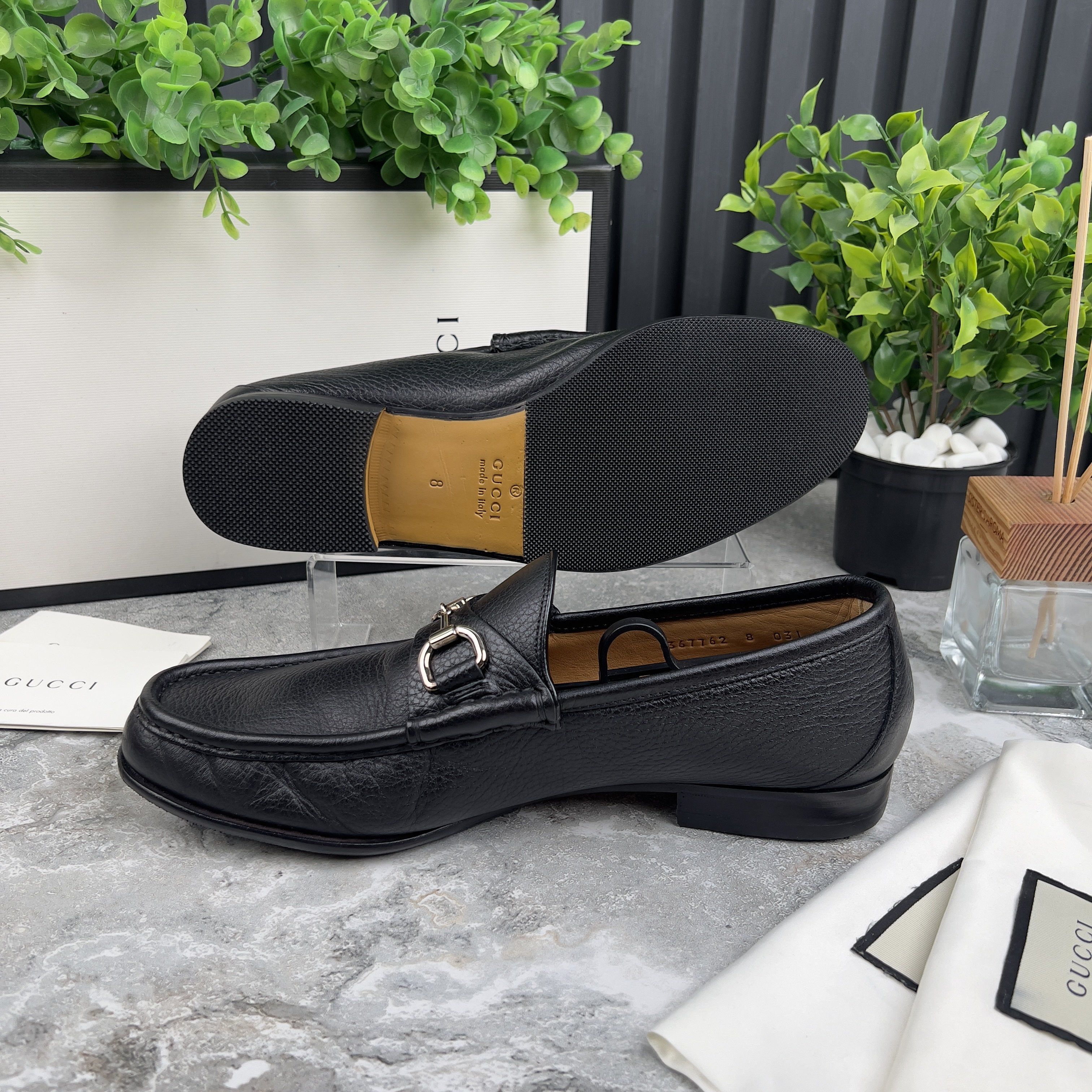 Gucci Gucci 1955 Horsebit Loafers Grain Leather Size US 8.5 / EU 41-42 - 7 Thumbnail