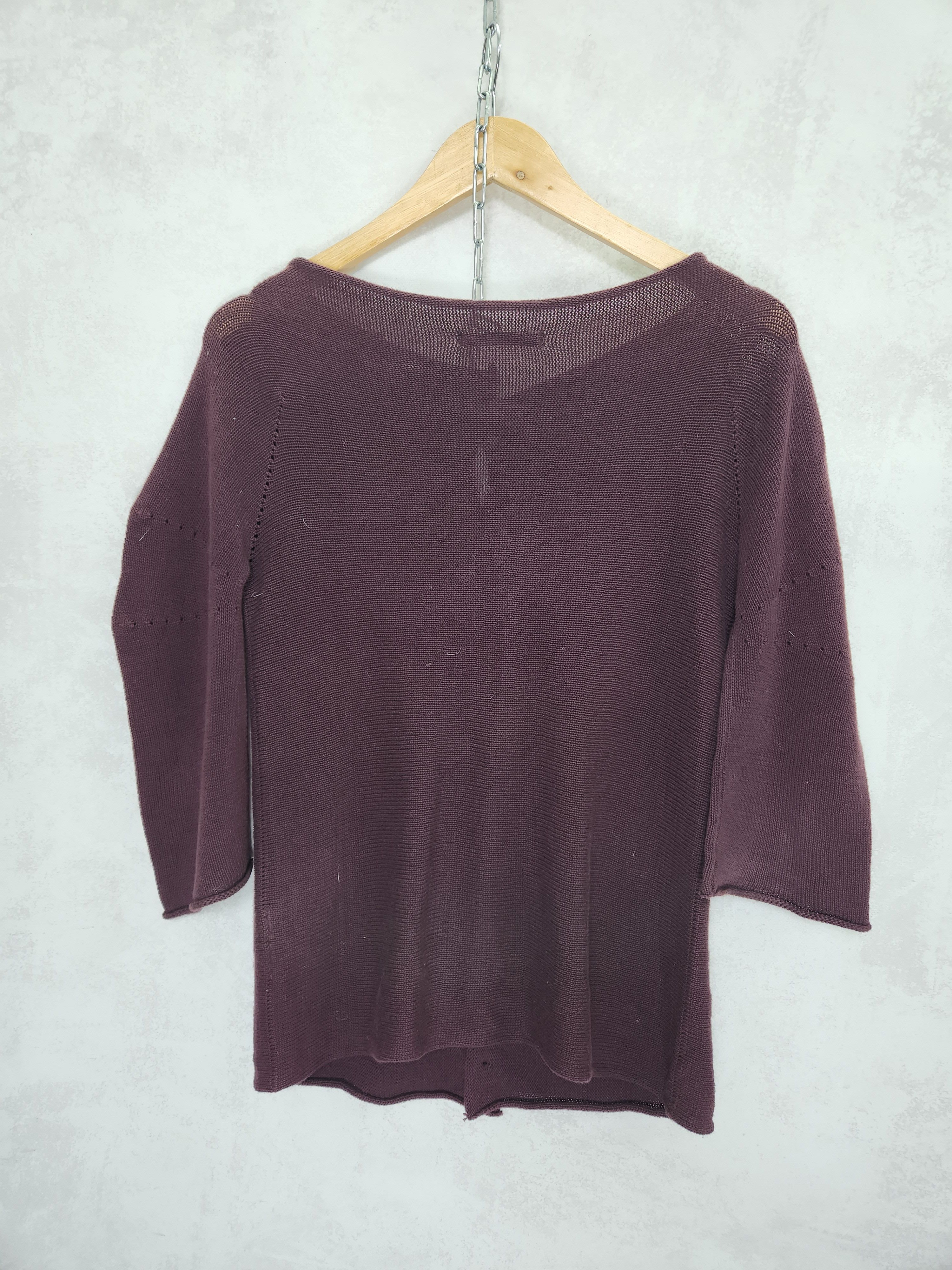 Yohji Yamamoto Y's Yohji Yamamoto raglan sleeve cardigan purple japan Size M / US 6-8 / IT 42-44 - 7 Thumbnail