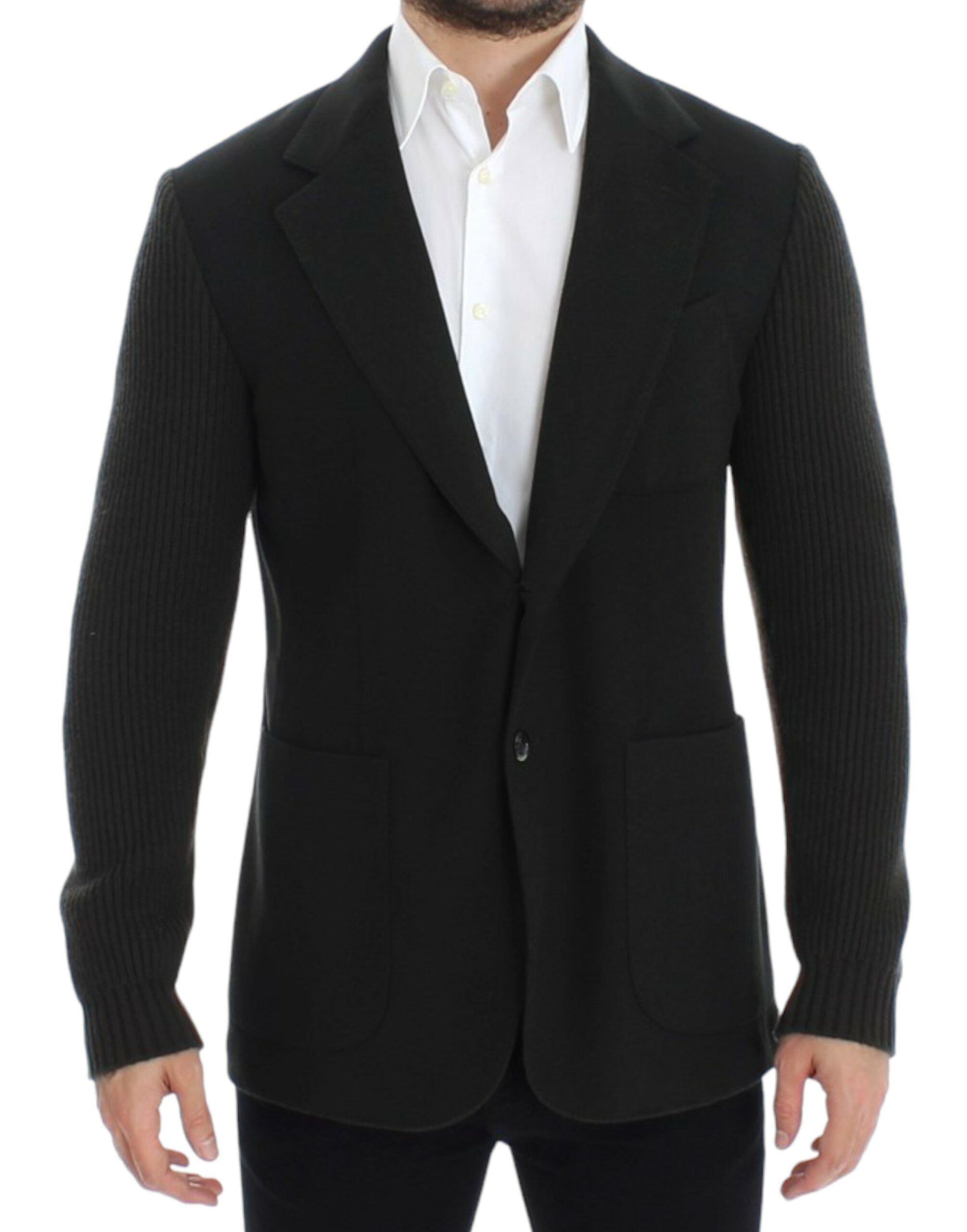 Dolce & Gabbana Elegant Green Cashmere Blazer Men's Jacket Size 38R - 1 Thumbnail