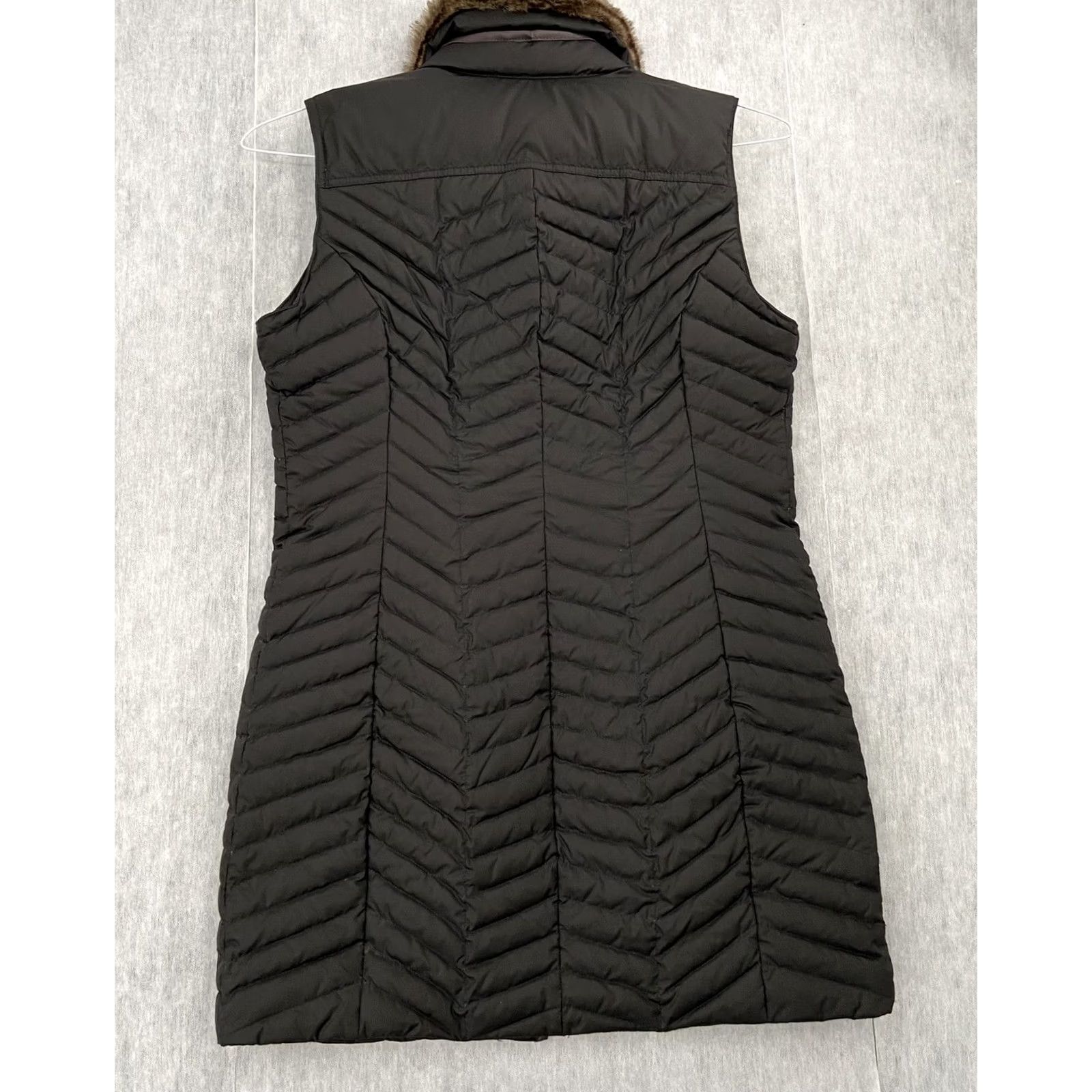 Eddie Bauer Eddie Bauer Jacket Womens Small Black Quilted Goose Down Coat Long Hooded Ladies Size S / US 4 / IT 40 - 3 Thumbnail