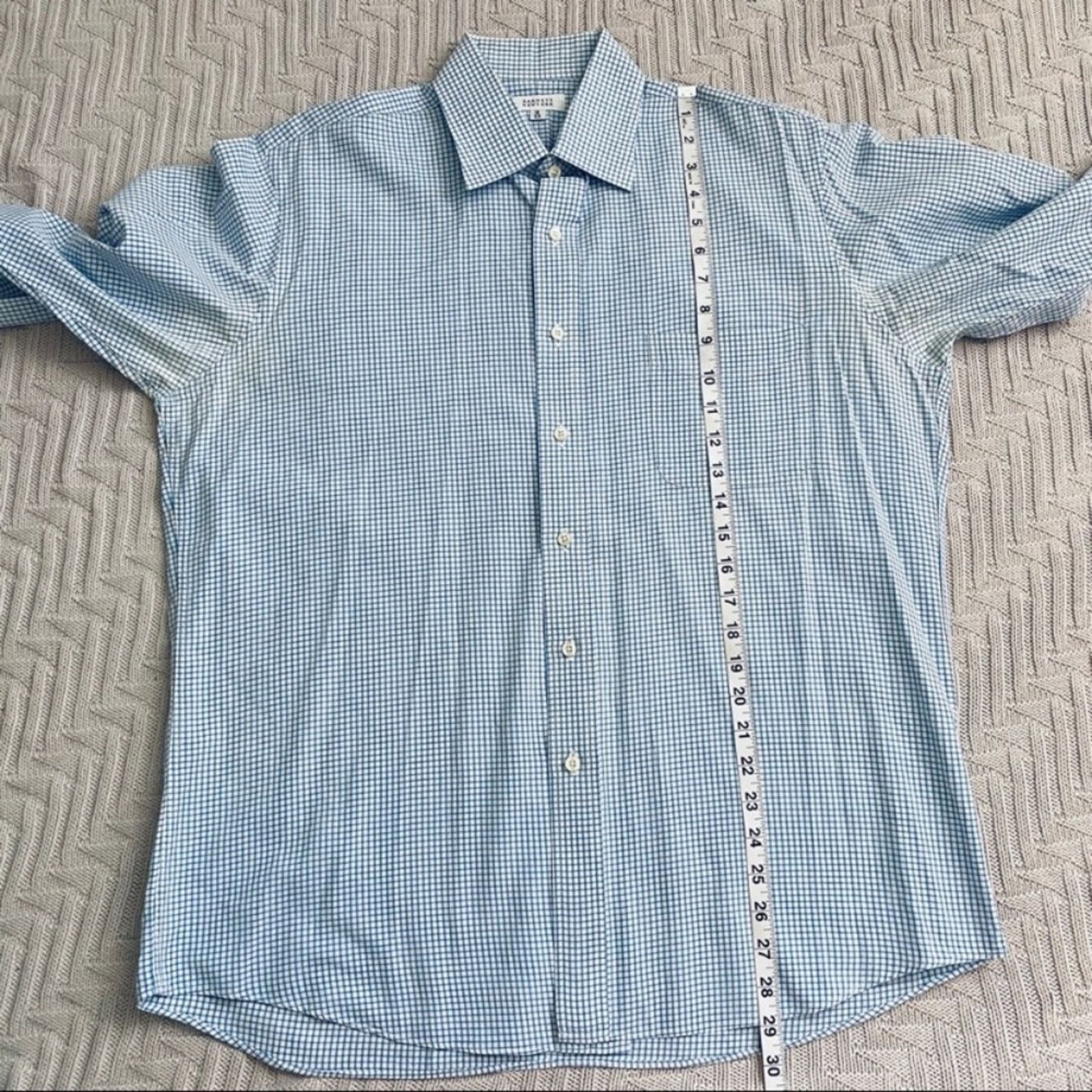 Barneys New York Barney’s blue gingham button down Size US M / EU 48-50 / 2 - 7 Thumbnail