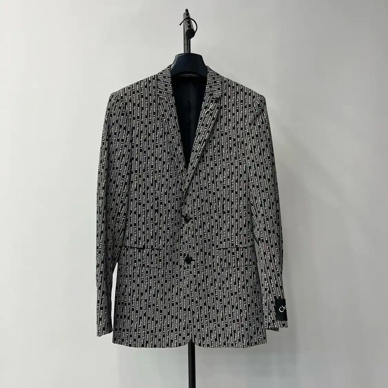 Dior Dior White Wool Long Sleeve Men's Jacket 0089 Size US XS / EU 42 / 0 - 1 Thumbnail