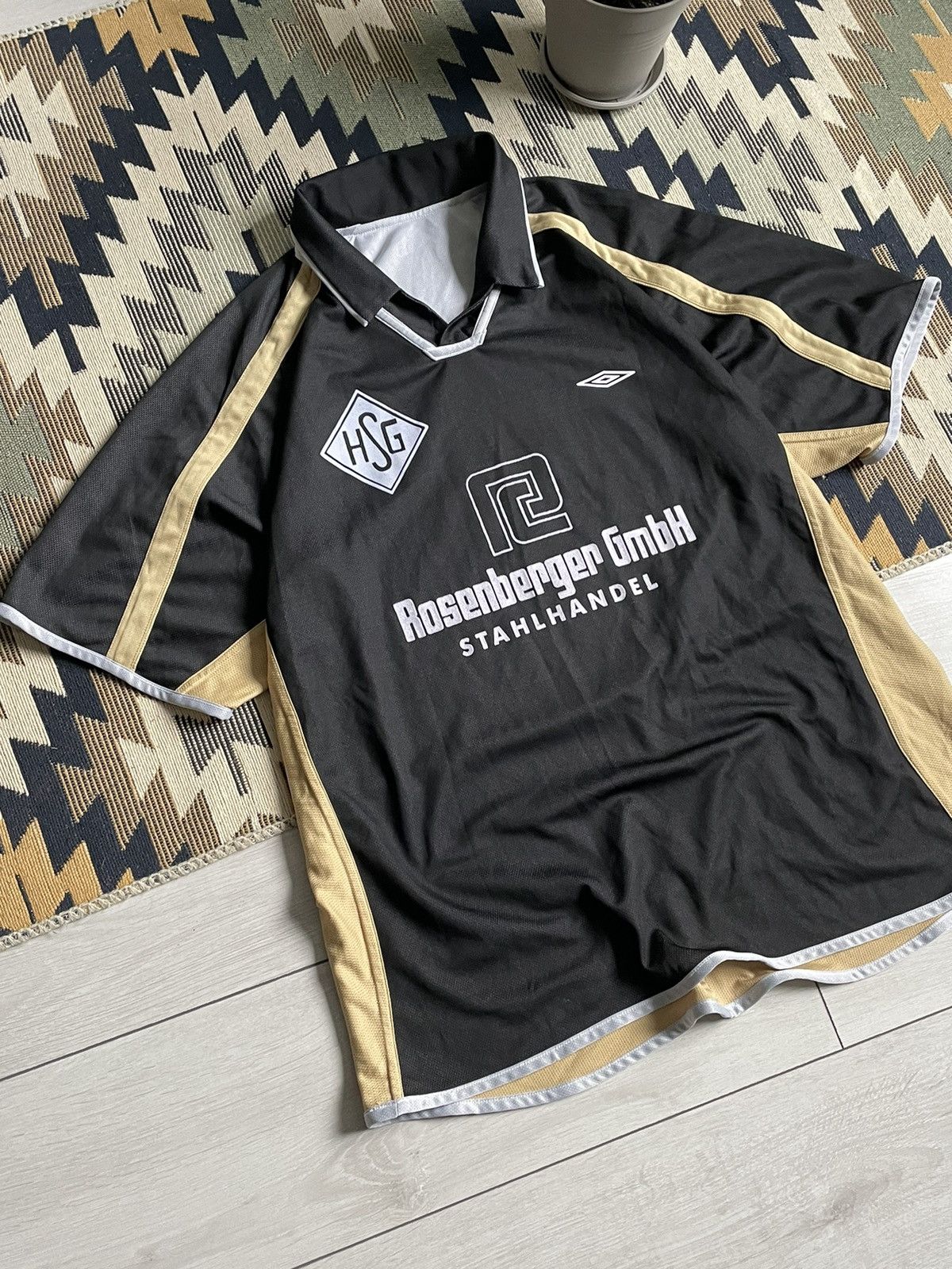 Umbro × Vintage Umbro Vintage HSG Ah Holzheim #2 Soccer Jersey Size US XL / EU 56 / 4 - 3 Thumbnail