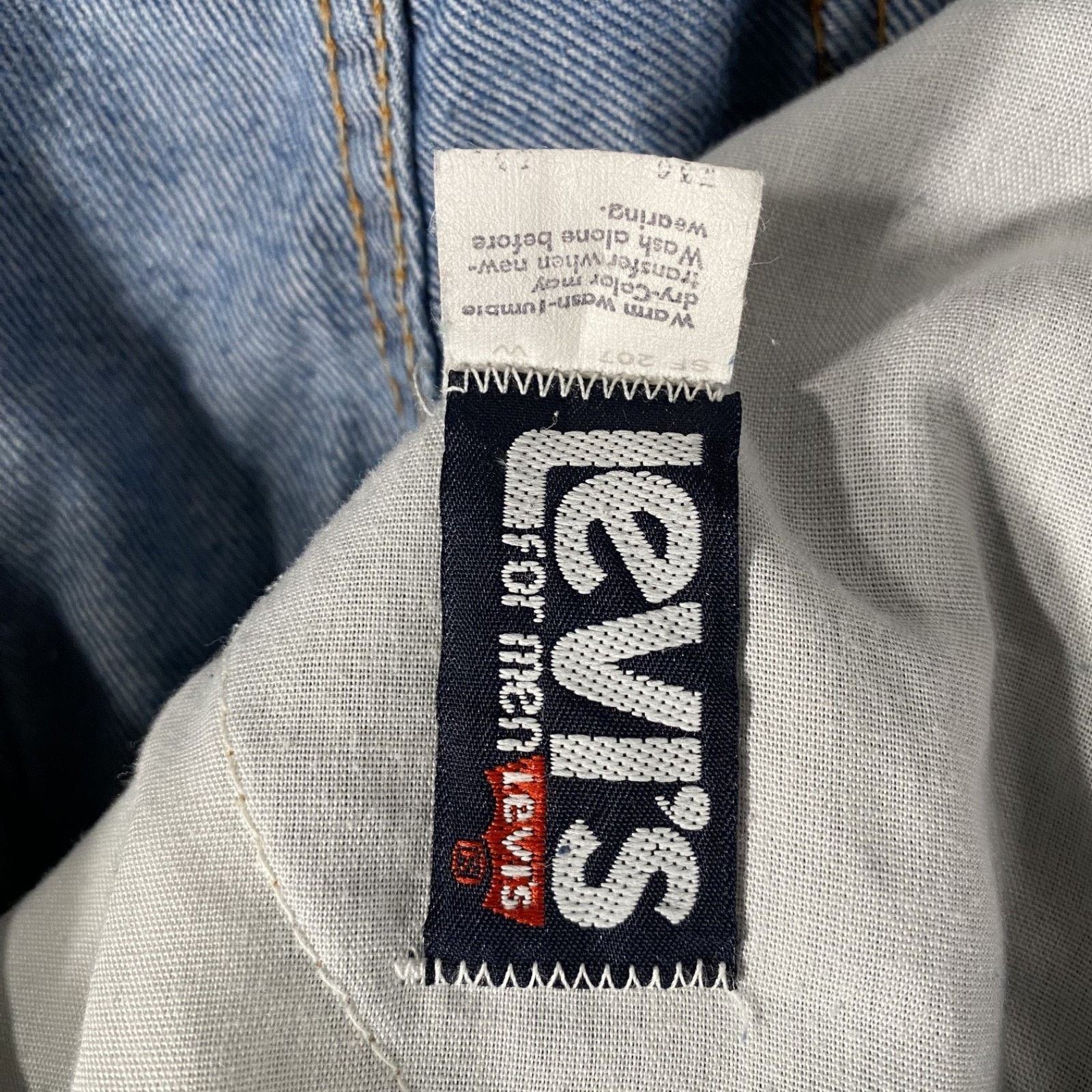 Levi's Vtg Levis Men Orange Tab Denim Blue Jean Pants Size 34 x 28 Size US 34 / EU 50 - 7 Thumbnail