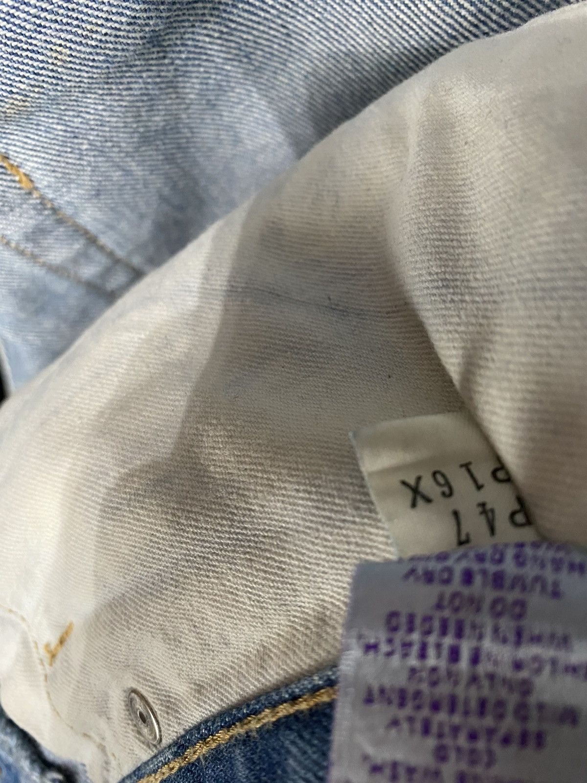 Prps RARE $638 PAINT SPLATTER MED WASH JAPAN DISTRESS JEANS DENIM Size US 33 - 7 Thumbnail