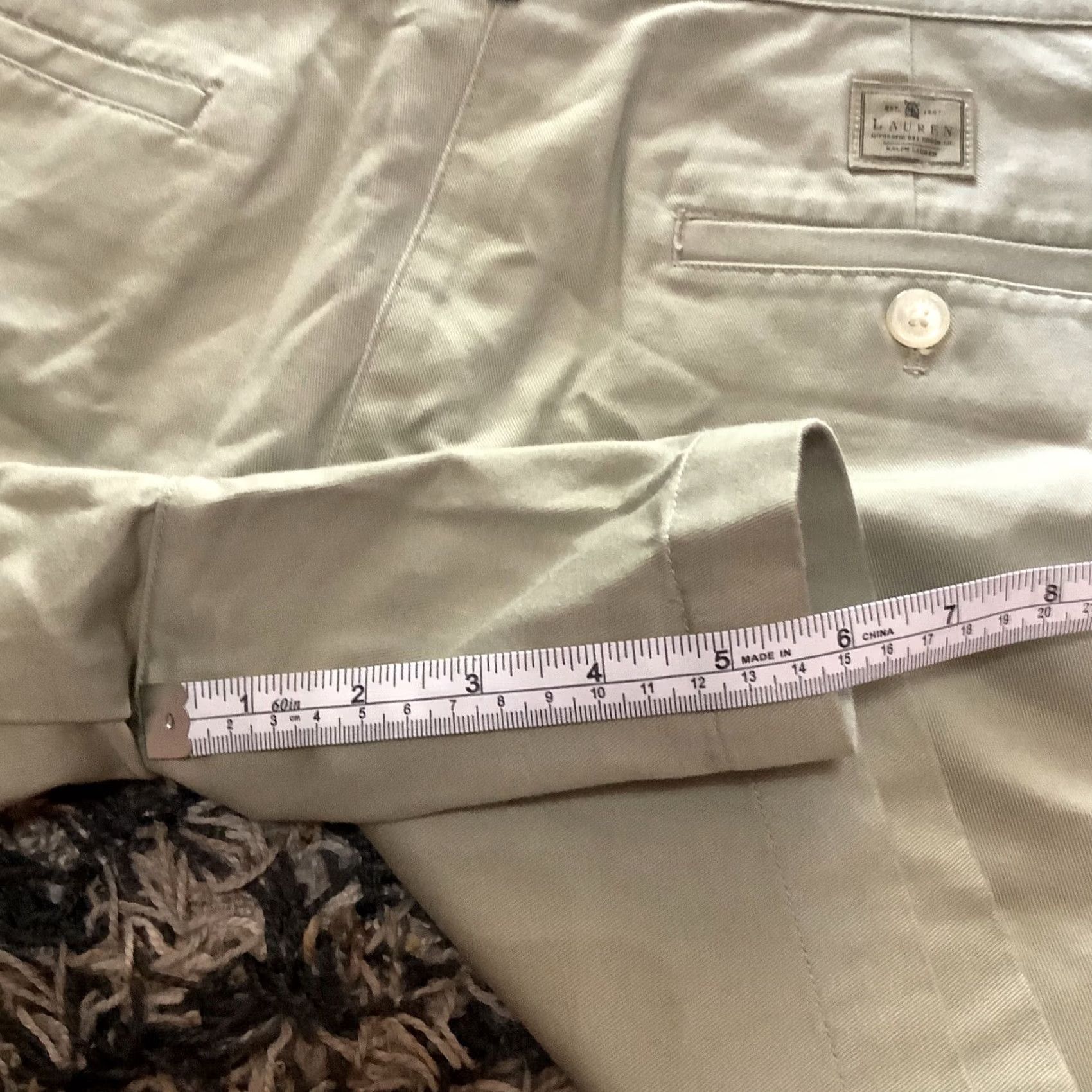 Ralph Lauren Lauren Ralph Lauren Khakis & Chinos Shorts Petite Womens 10P Beige Tan Casual Womens Size 32" / US 10 / IT 46 - 5 Thumbnail