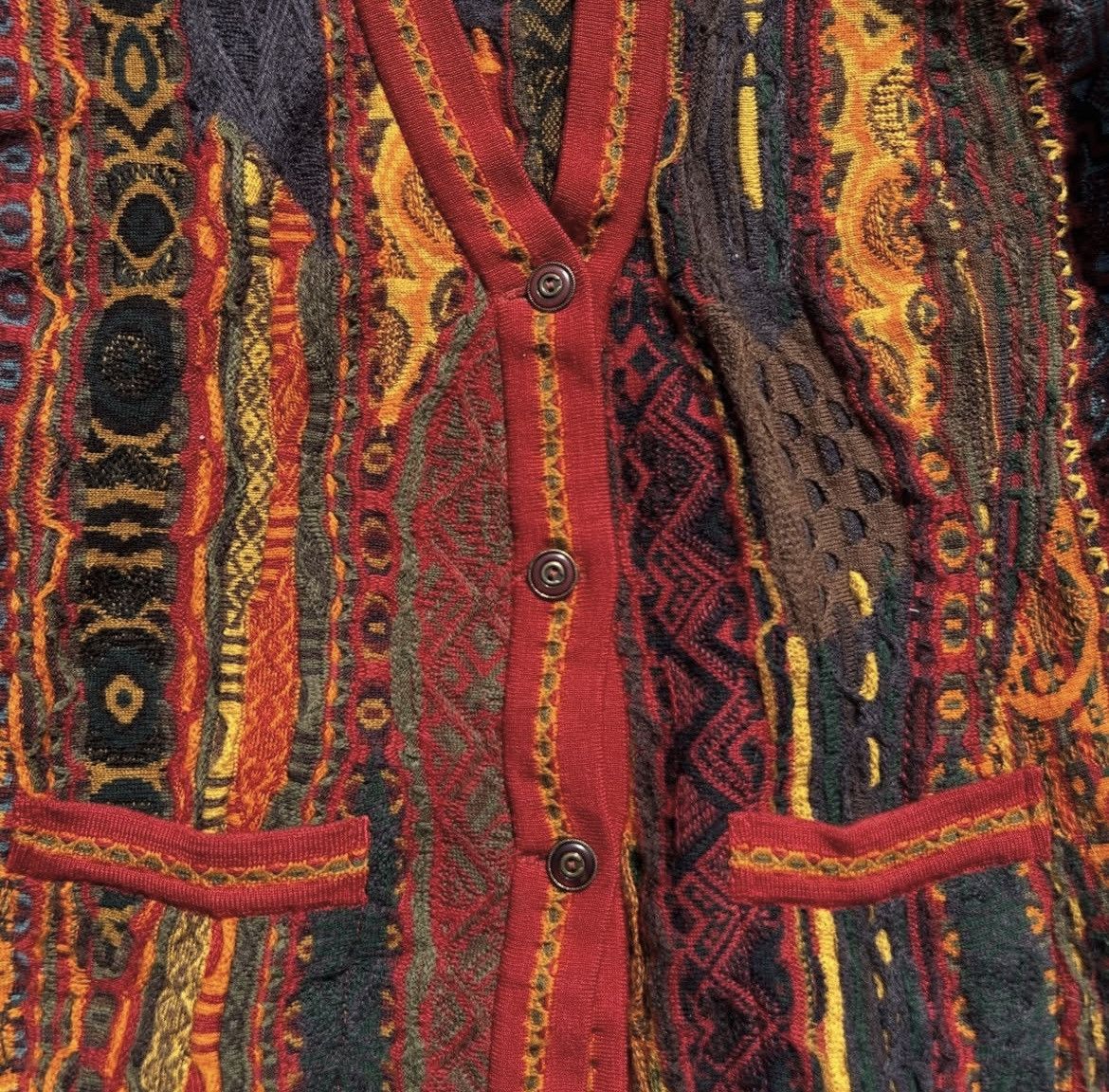 Coogi Coogi multi-coloured cardigan sweater vintage Size US M / EU 48-50 / 2 - 7 Thumbnail