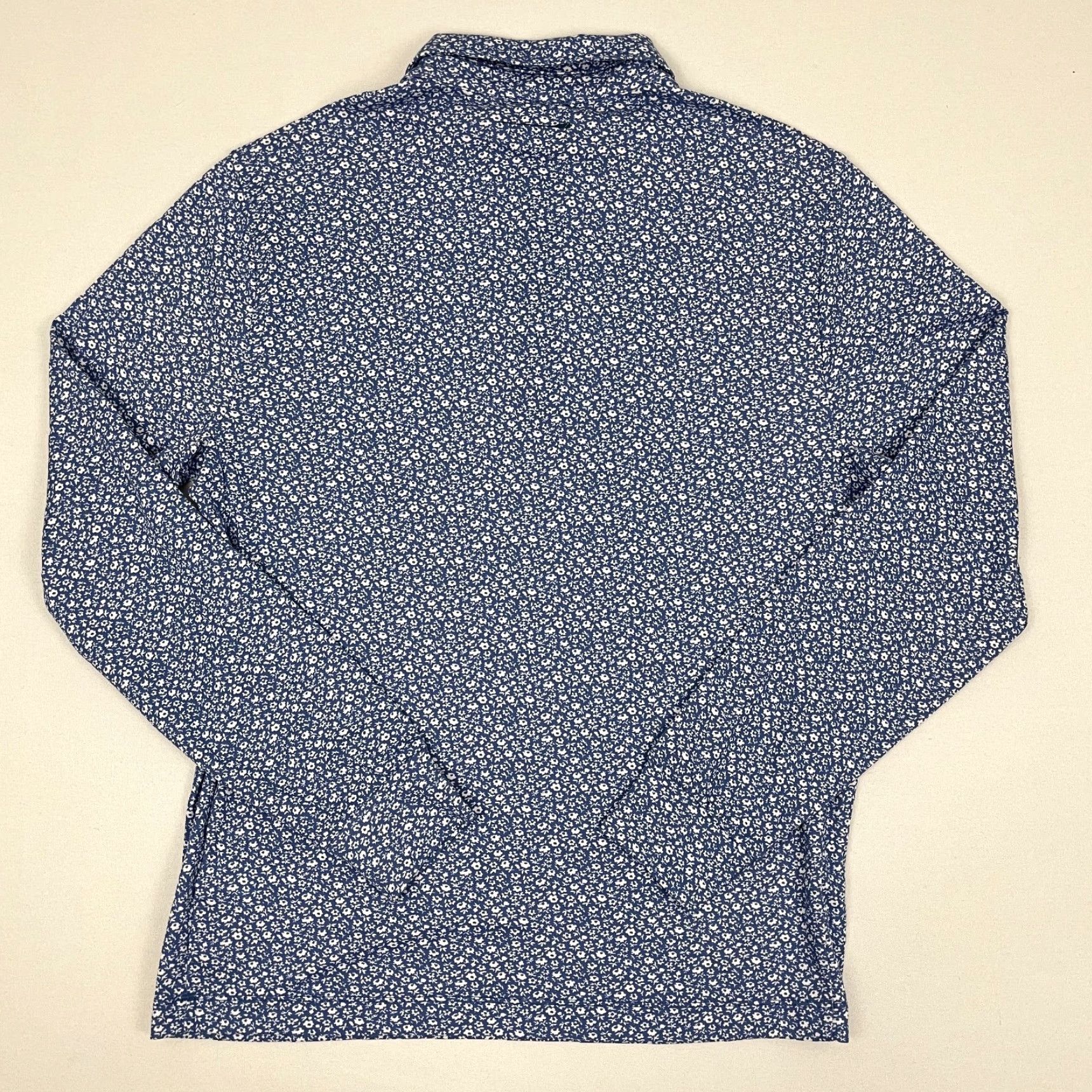 J.Crew J. Crew Oarsman Polo Shirt Mens M Blue White Floral Spring Field Stretch BZ030 Polo Shirt Mens Blue Floral Spring Field Stretch BZ030 Size US M / EU 48-50 / 2 - 3 Thumbnail