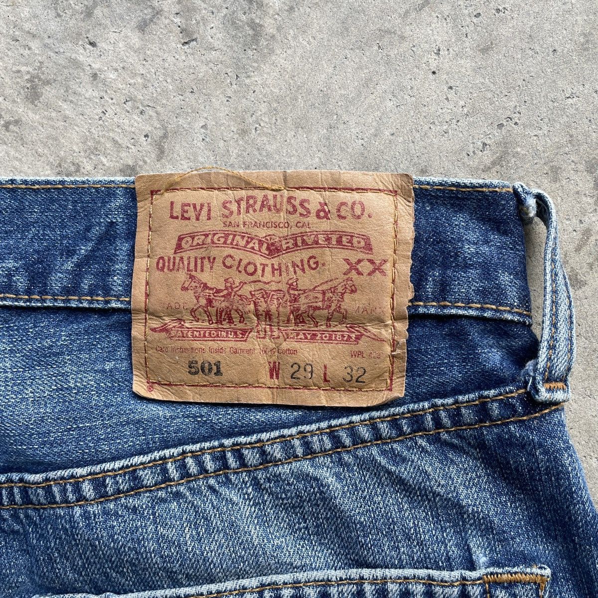 Levi's W29💥 Vintage Levi’s 501 Faded Jeans Denim Pants Distressed Size US 29 - 11 Thumbnail
