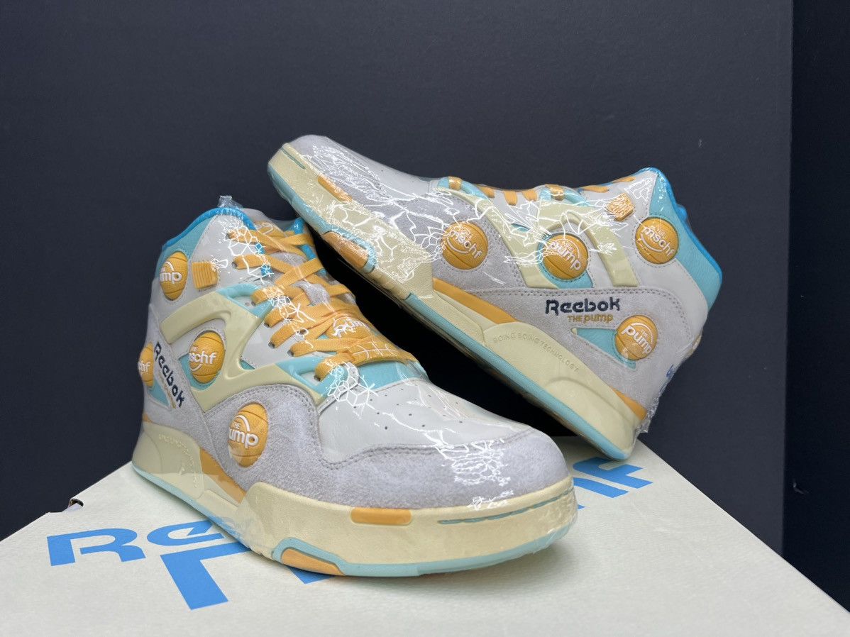 MSCHF MSCHF x Reebok Pump Omni Zone IX “Sunbleached”☀️🟠 Size US 10 / EU 43 - 1 Thumbnail