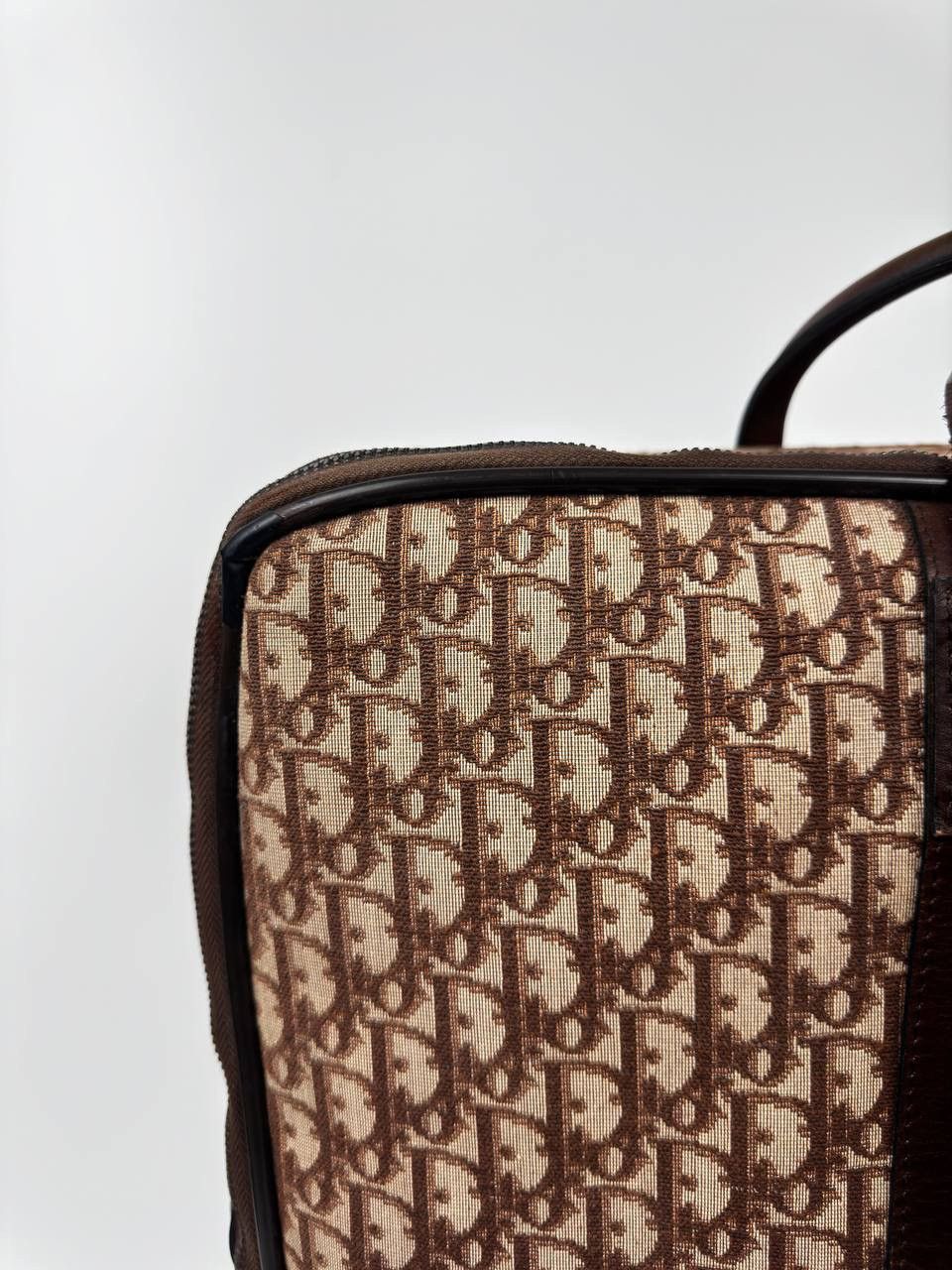 Dior × Vintage Dior Monogram Cloth Luggage Bag Size ONE SIZE - 7 Thumbnail
