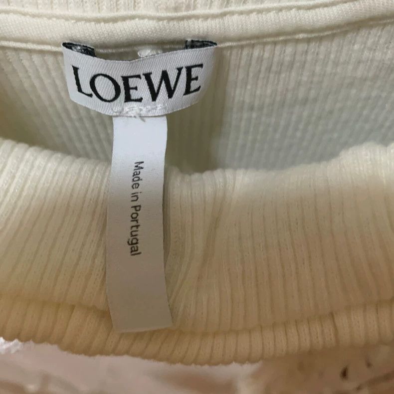 Loewe LOEWE Lily puff knit sweater base Size L / US 10 / IT 46 - 4 Thumbnail