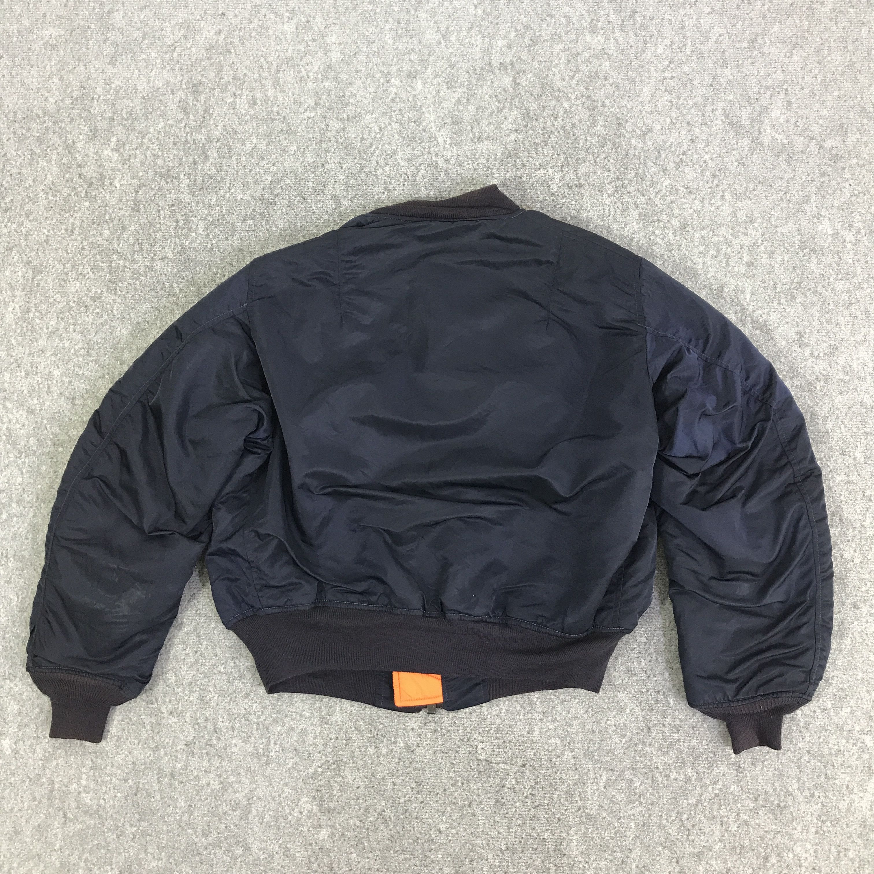Alpha Industries VTG 1968 ALPHA INDUSTRIES BOMBERS NAVY JACKET K78B7 Size US L / EU 52-54 / 3 - 2 Thumbnail