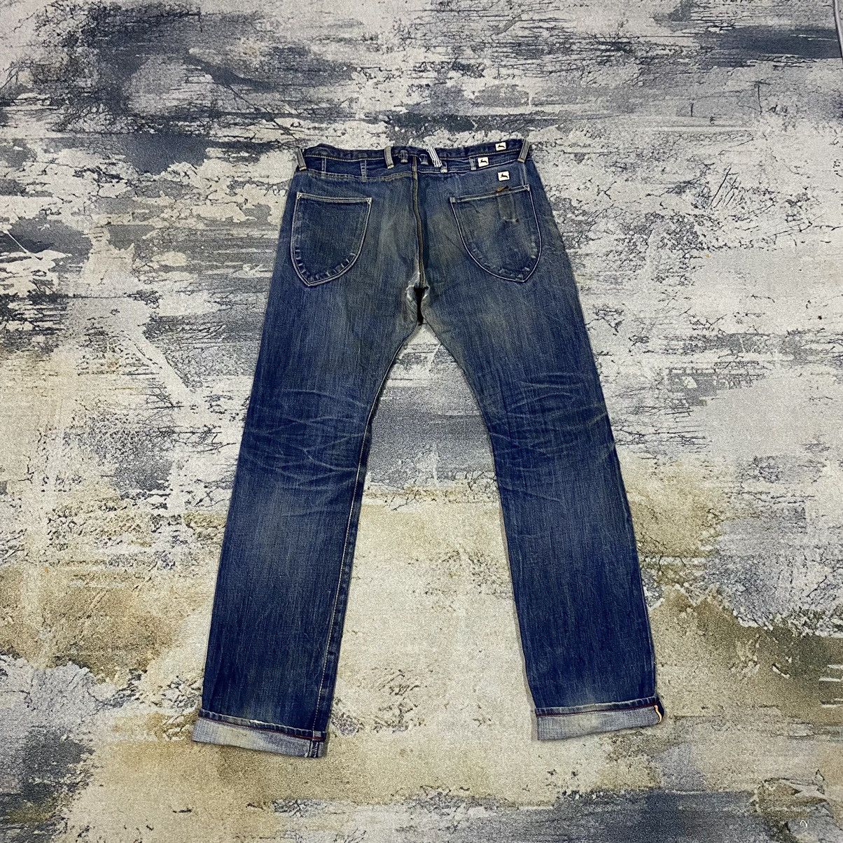 If Six Was Nine × Paul Smith Red Ear × Vintage Vintage Selvedge Paul Smith Rusty Faded Distress Denim Jeans Size US 33 - 2 Thumbnail