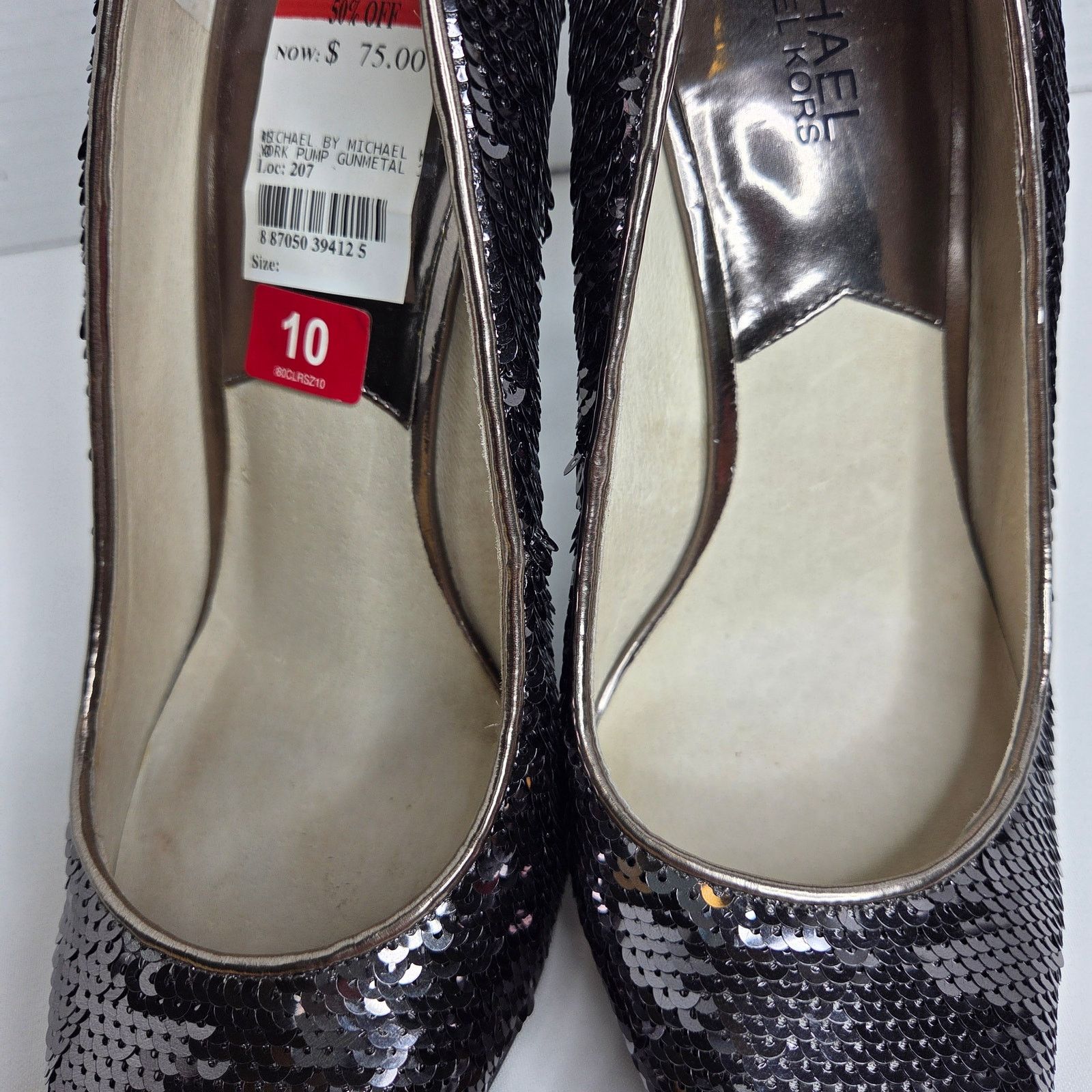 Michael Kors Michael Kors Sequin Pump Women's Shoes Size 10 Size US 10 / IT 40 - 3 Thumbnail