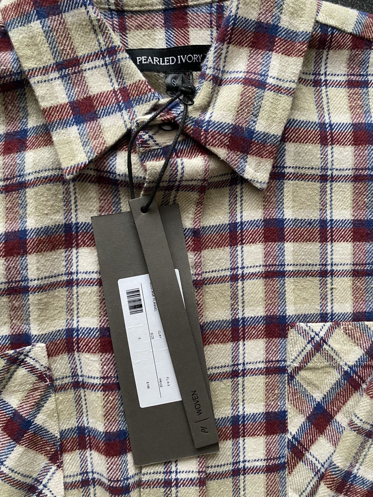 Pearled Ivory MONTANA FLANNEL Size US S / EU 44-46 / 1 - 2 Thumbnail