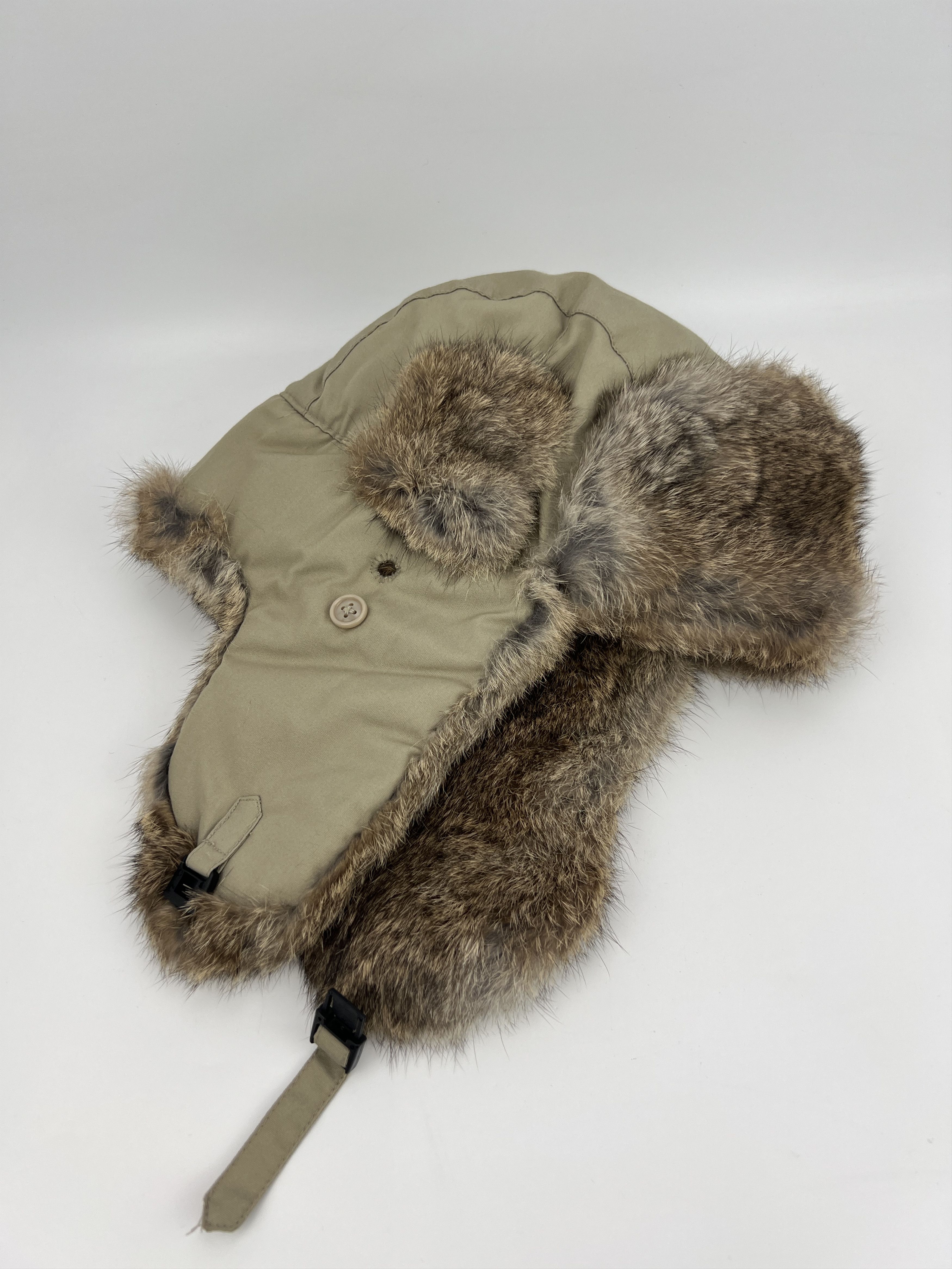 Vintage Vintage Real Fur Ushanka Floppy Fuzzy Hat Size ONE SIZE - 7 Thumbnail