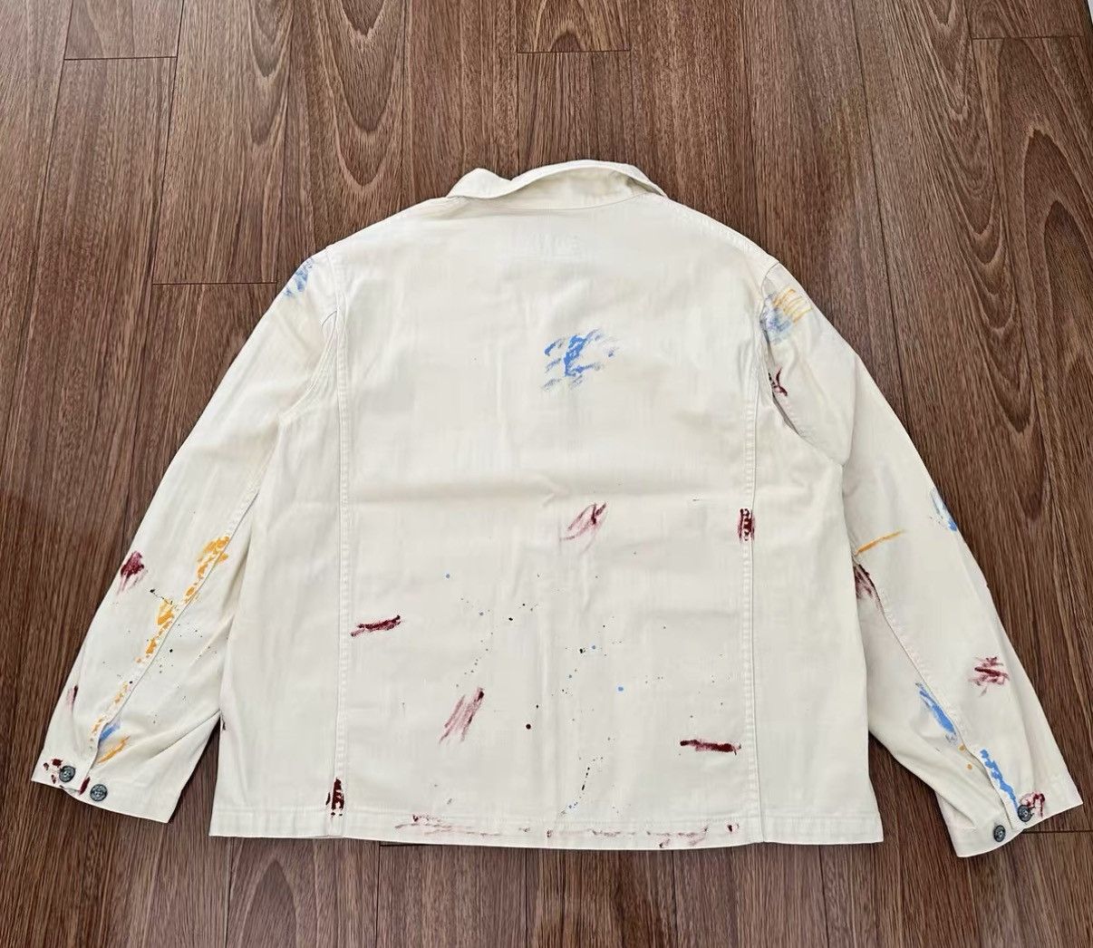 Nigel Cabourn Nigel Cabourn Paint-splattered jacket Size US M / EU 48-50 / 2 - 2 Thumbnail