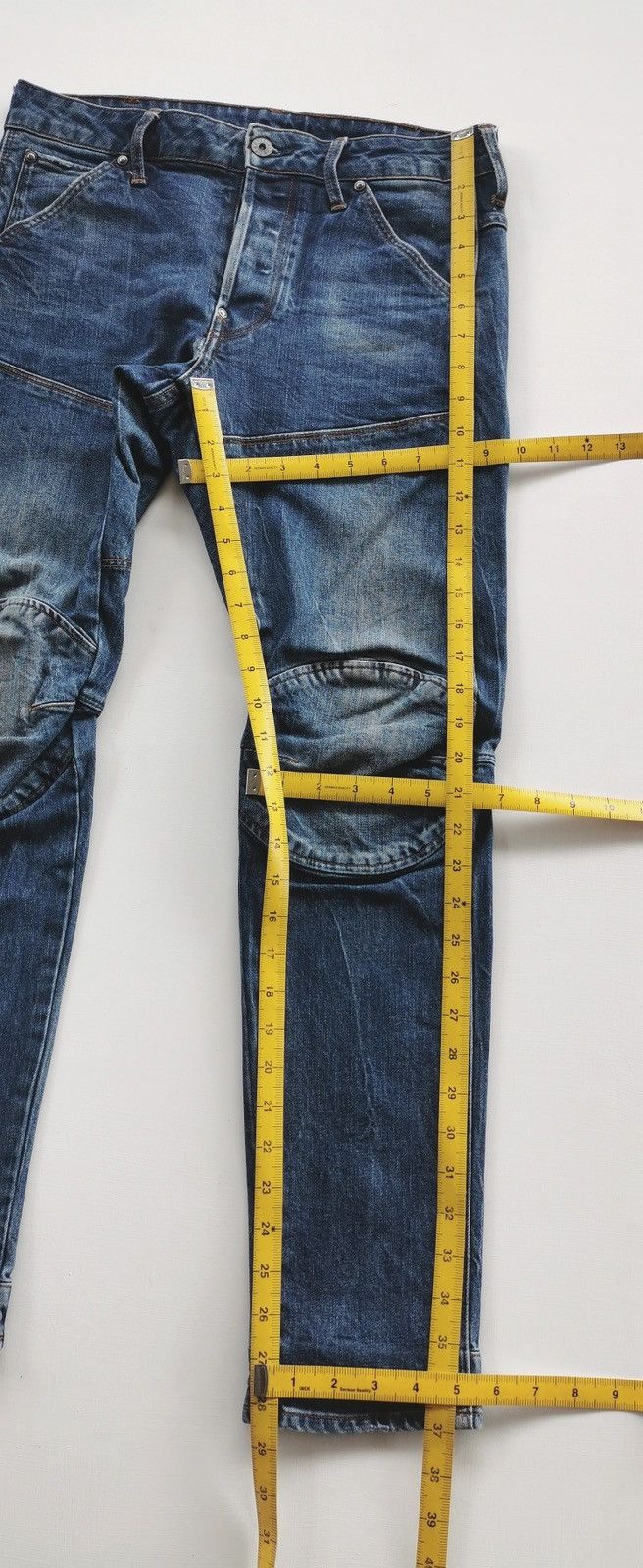 G-Star 3D Slim Patch Knee Denim Jeans Size US 30 / EU 46 - 13 Thumbnail