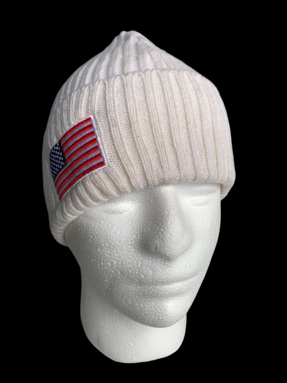 Japanese Brand × New Era American Flag Big Logo New Era Beanie Hats Size ONE SIZE - 5 Thumbnail
