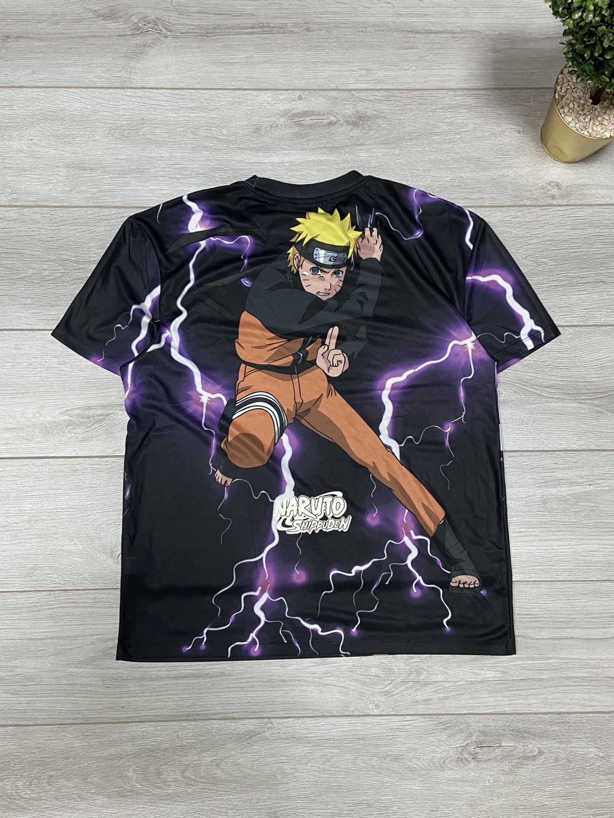 Anime Naruto shippuden Saske 2002 Masashi overprint vintage tshirt Size US L / EU 52-54 / 3 - 7 Thumbnail
