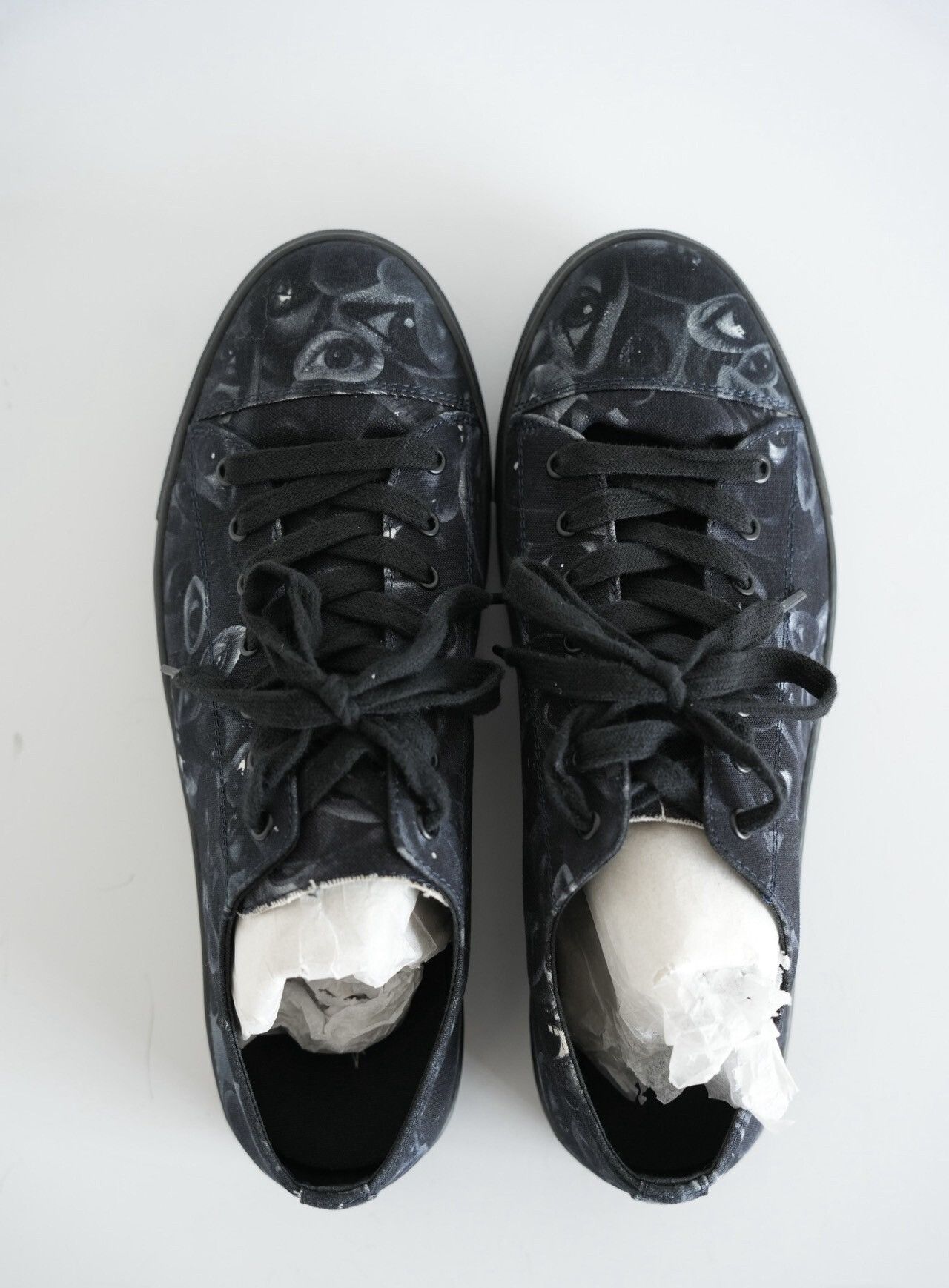 Yohji Yamamoto Yohji Yamamoto 21SS Eye Canvas Sneakers Size US 9 / EU 42 - 3 Thumbnail