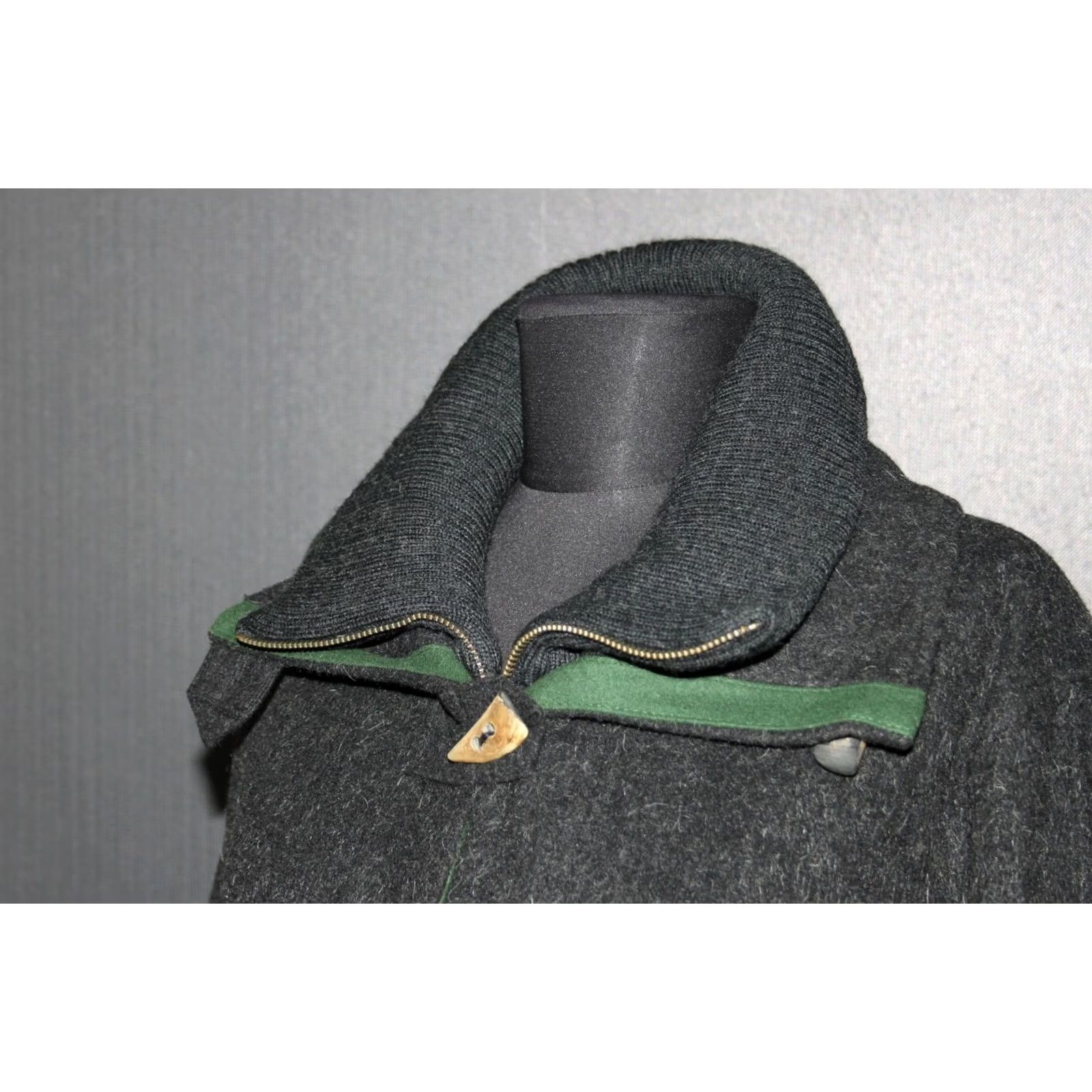 Vintage Steinbock wool coat jacket Size GB 18 Austria Grey Womens Size XXL / US 16-18 / IT 52-54 - 3 Thumbnail