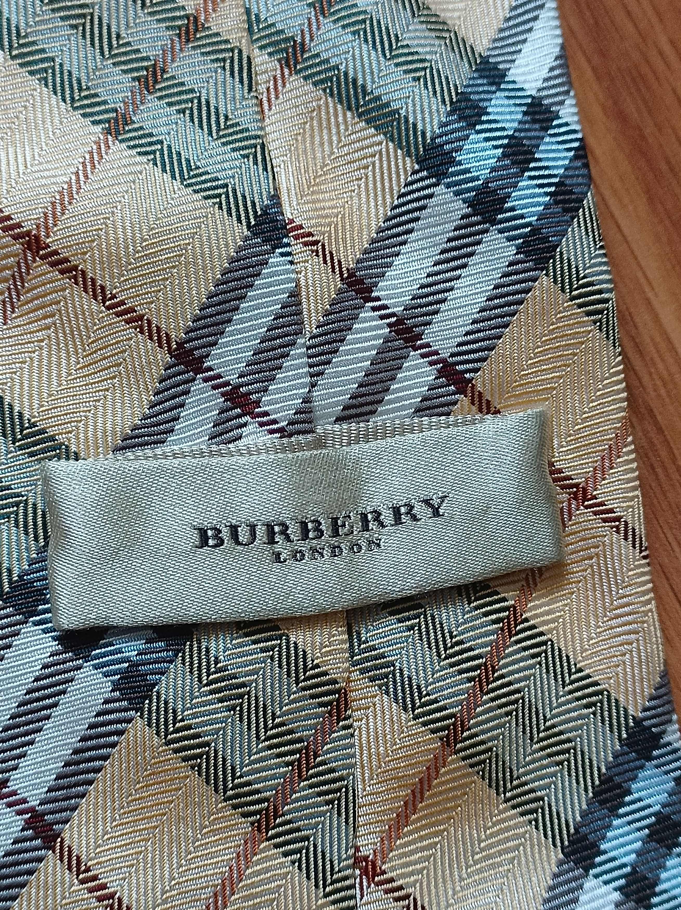 Burberry BURBERRY London Plaid Tartan Silk Mens Tie Size ONE SIZE - 6 Thumbnail