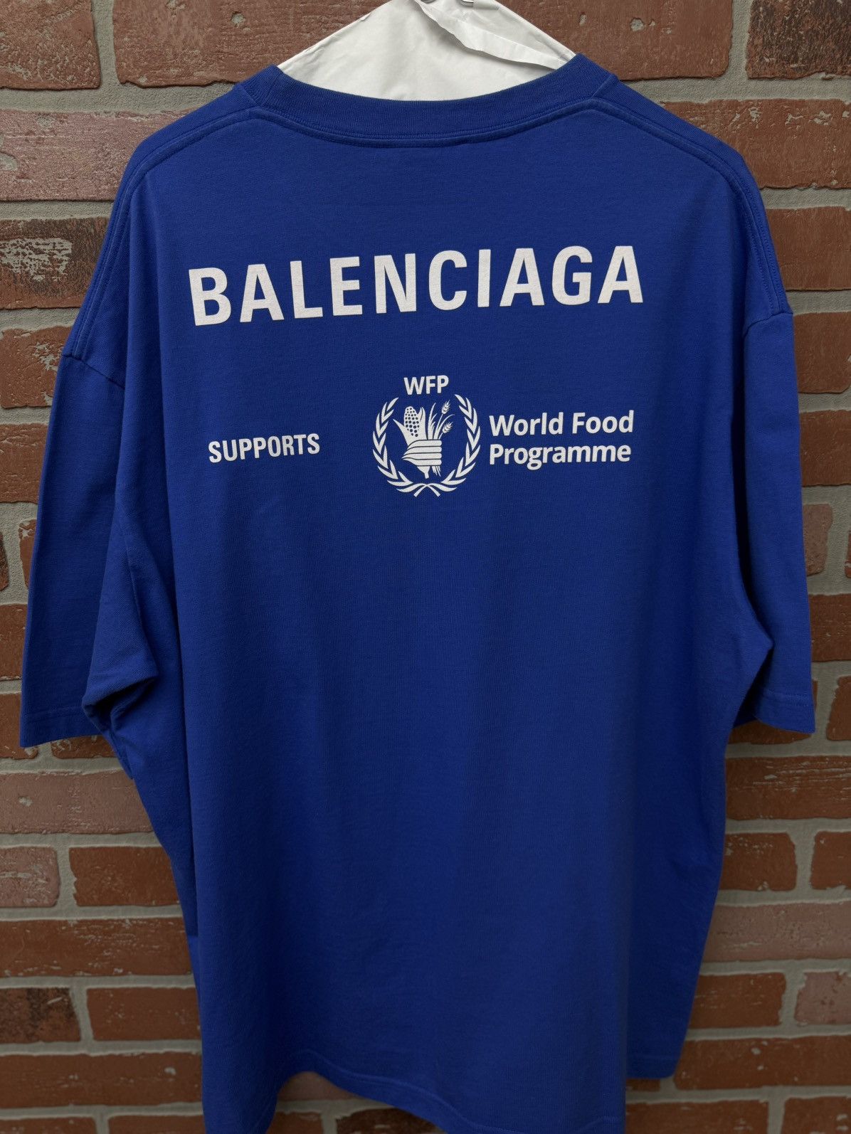 Balenciaga Balenciaga Men’s Oversized Tee Shirt Size XL Blue Size US XL / EU 56 / 4 - 5 Thumbnail