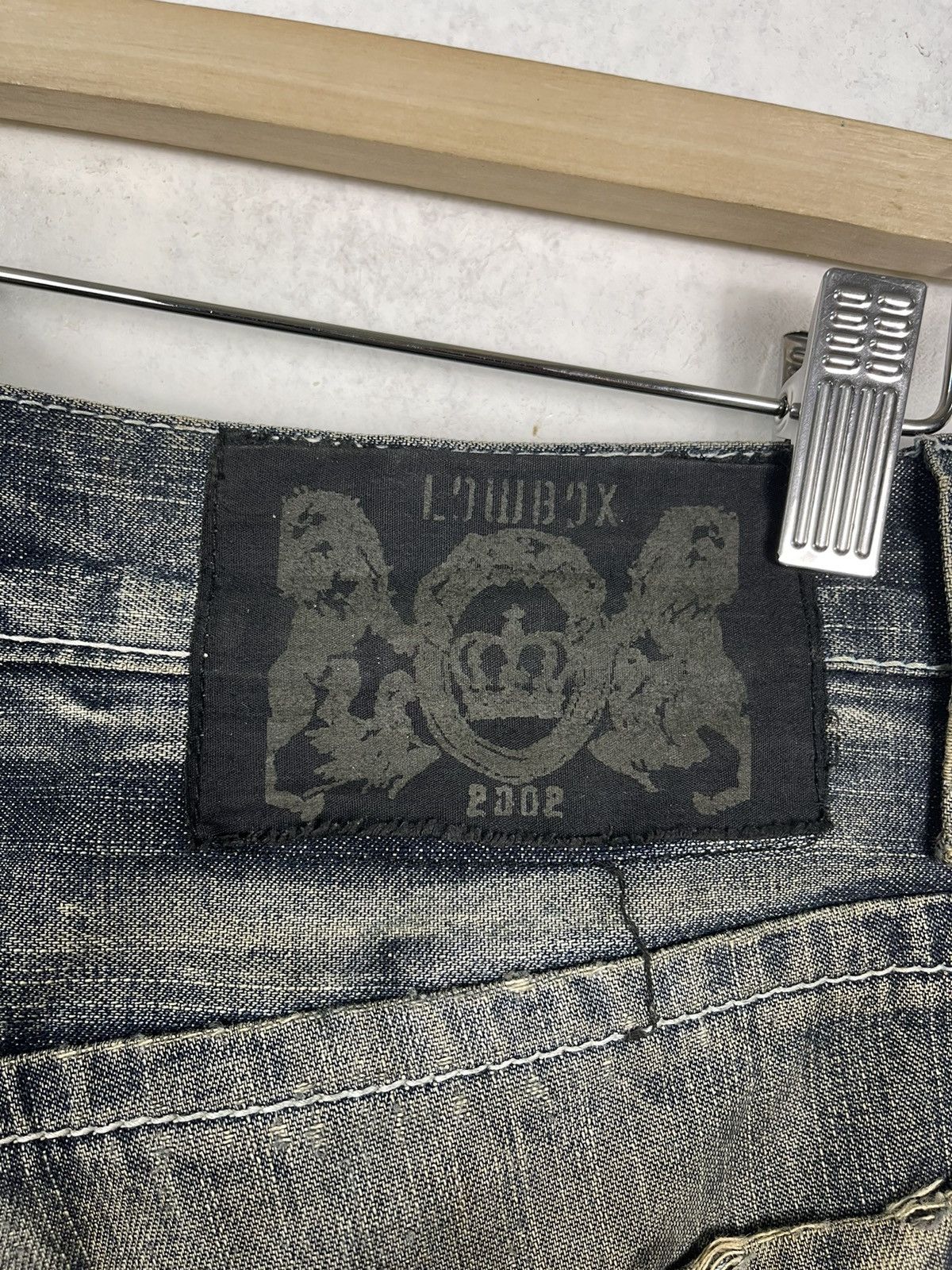 Japanese Brand × Tornado Mart JAPANASE LOWBOX DISTRESSED FLARE JEANS Size US 32 / EU 48 - 16 Thumbnail