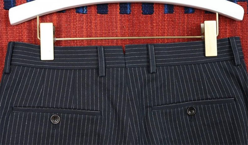 RRL Ralph Lauren RRL Ralph Lauren Tibetan blue striped high-end trousers Size US 32 / EU 48 - 4 Thumbnail