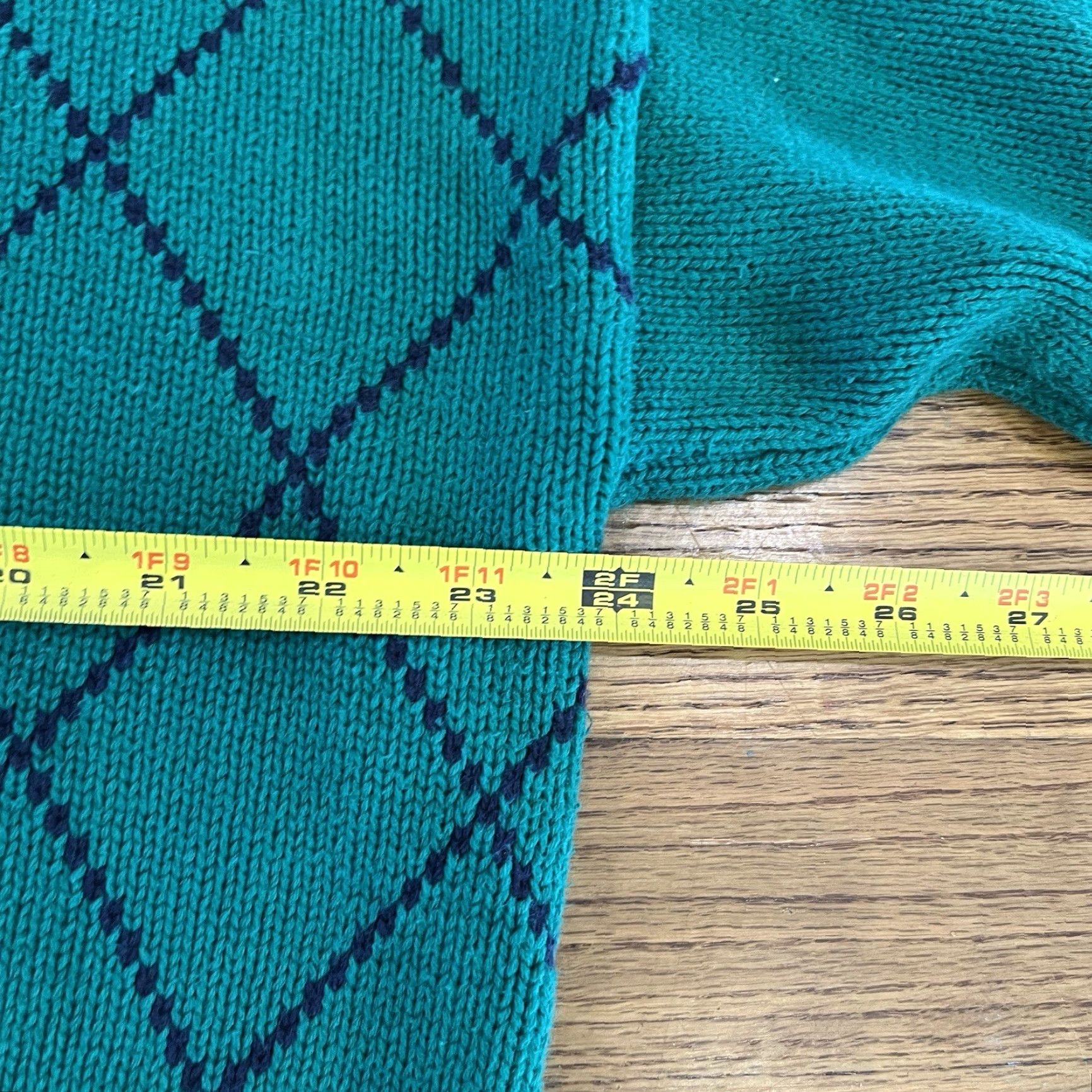 Vintage VINTAGE John Ashford Golf Sweater Argyle Green XL Pullover Mens Size US XL / EU 56 / 4 - 5 Thumbnail