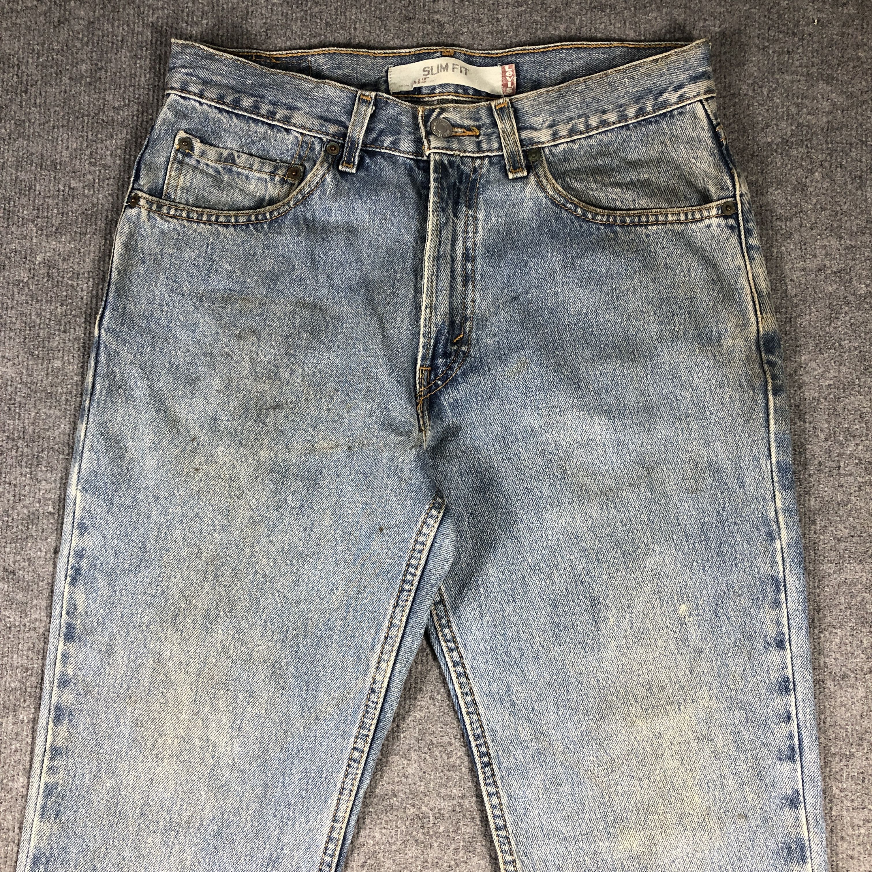 Levi's × Vintage Vintage Levis 512 Slim Fit Jeans L722 Size US 32 / EU 48 - 2 Thumbnail