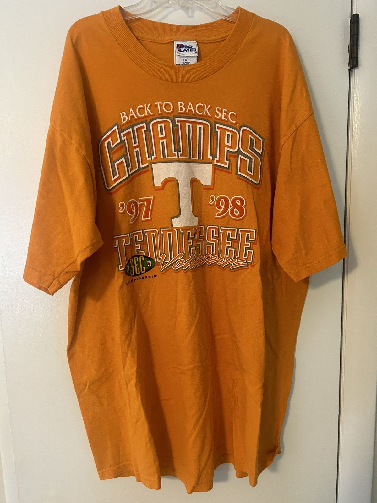 Pro Player Tennessee Volunteers back to back SEC Champions 97 98 Size US XL / EU 56 / 4 - 1 Thumbnail