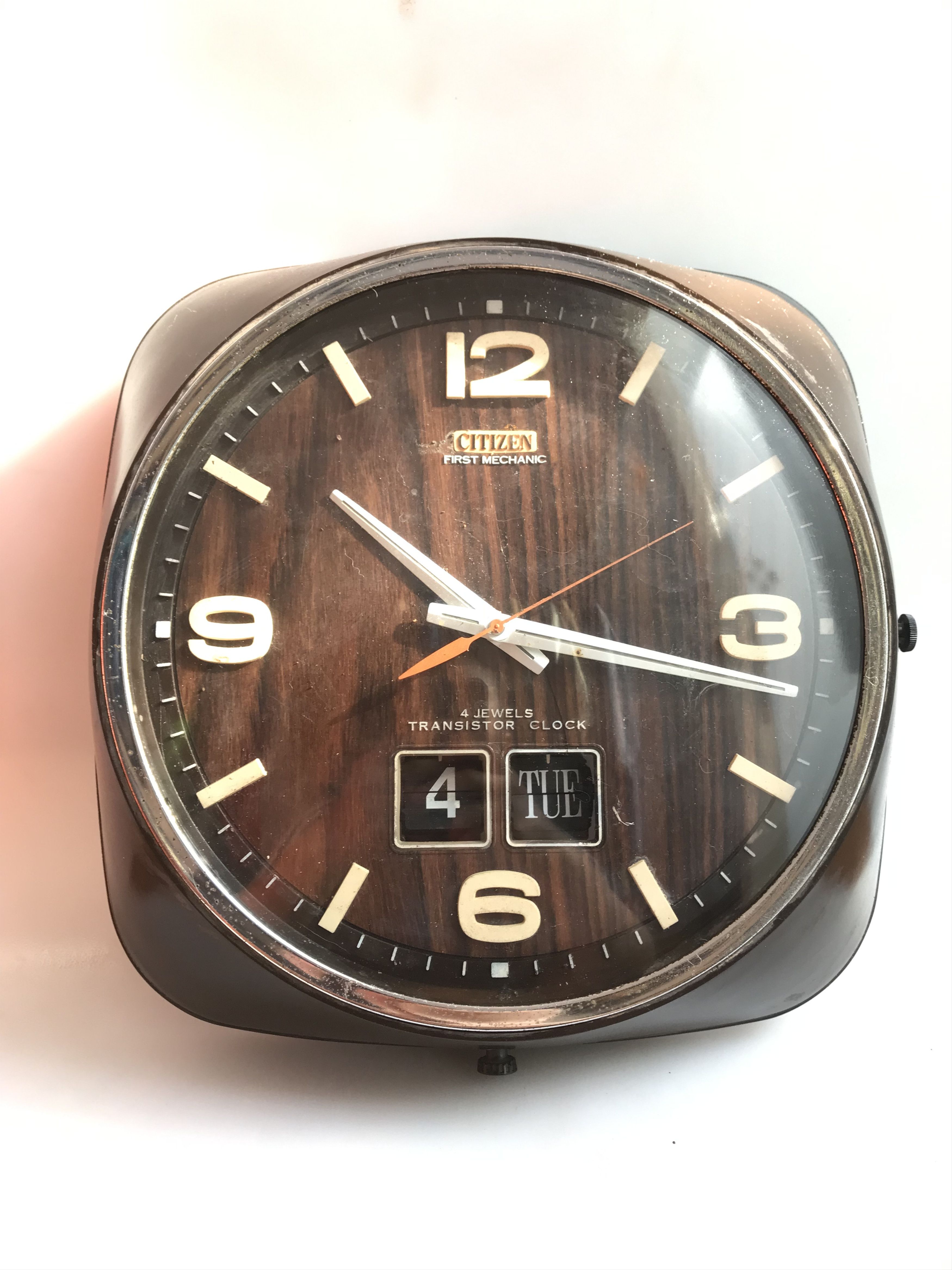Citizen Citizen first mechanic 4 jewels wall clock transistor clock Size ONE SIZE - 7 Thumbnail