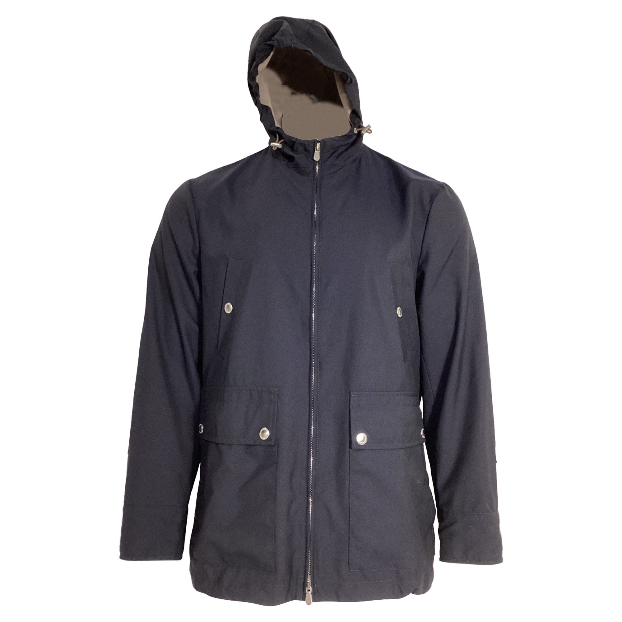 Brunello Cucinelli Brunello Cucinelli Zipped Hooded Parka Jacket with Pockets Size US XL / EU 56 / 4 - 1 Thumbnail