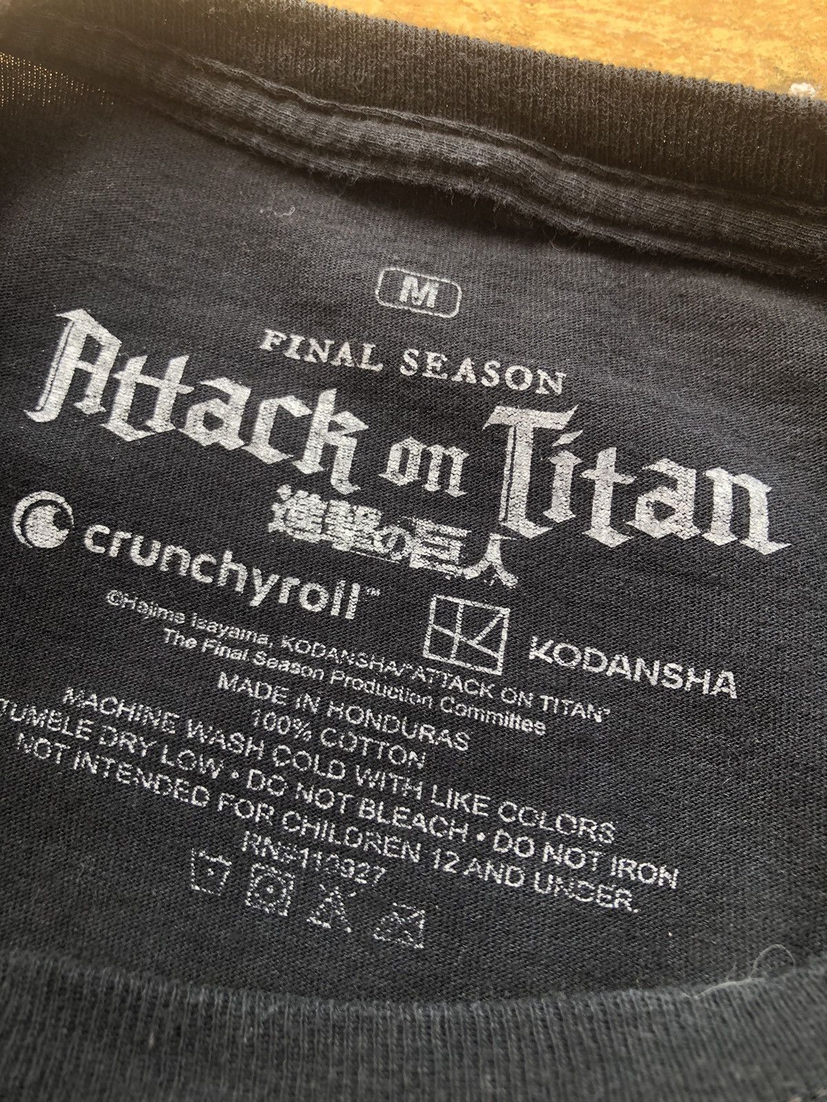 Anime Fainal season Attack on Titan -Yeager Size US M / EU 48-50 / 2 - 4 Thumbnail