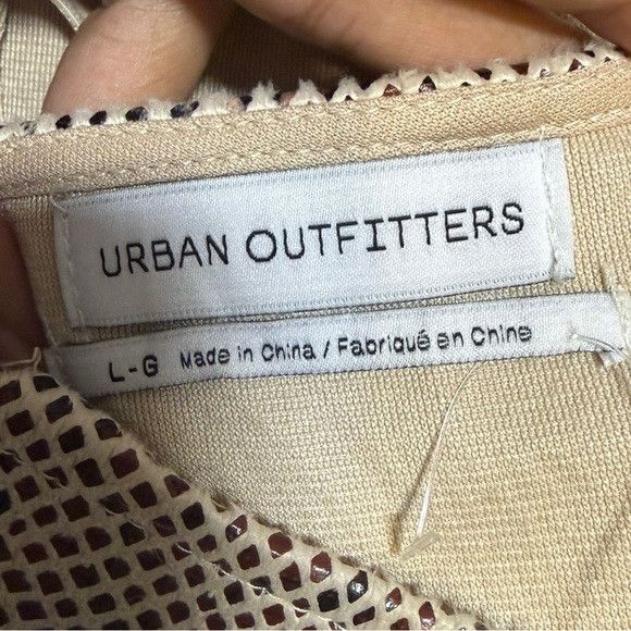 Urban Outfitters Urban Outfitters Snake Print Mini Slip Dress – Size L Size L / US 10 / IT 46 - 3 Thumbnail