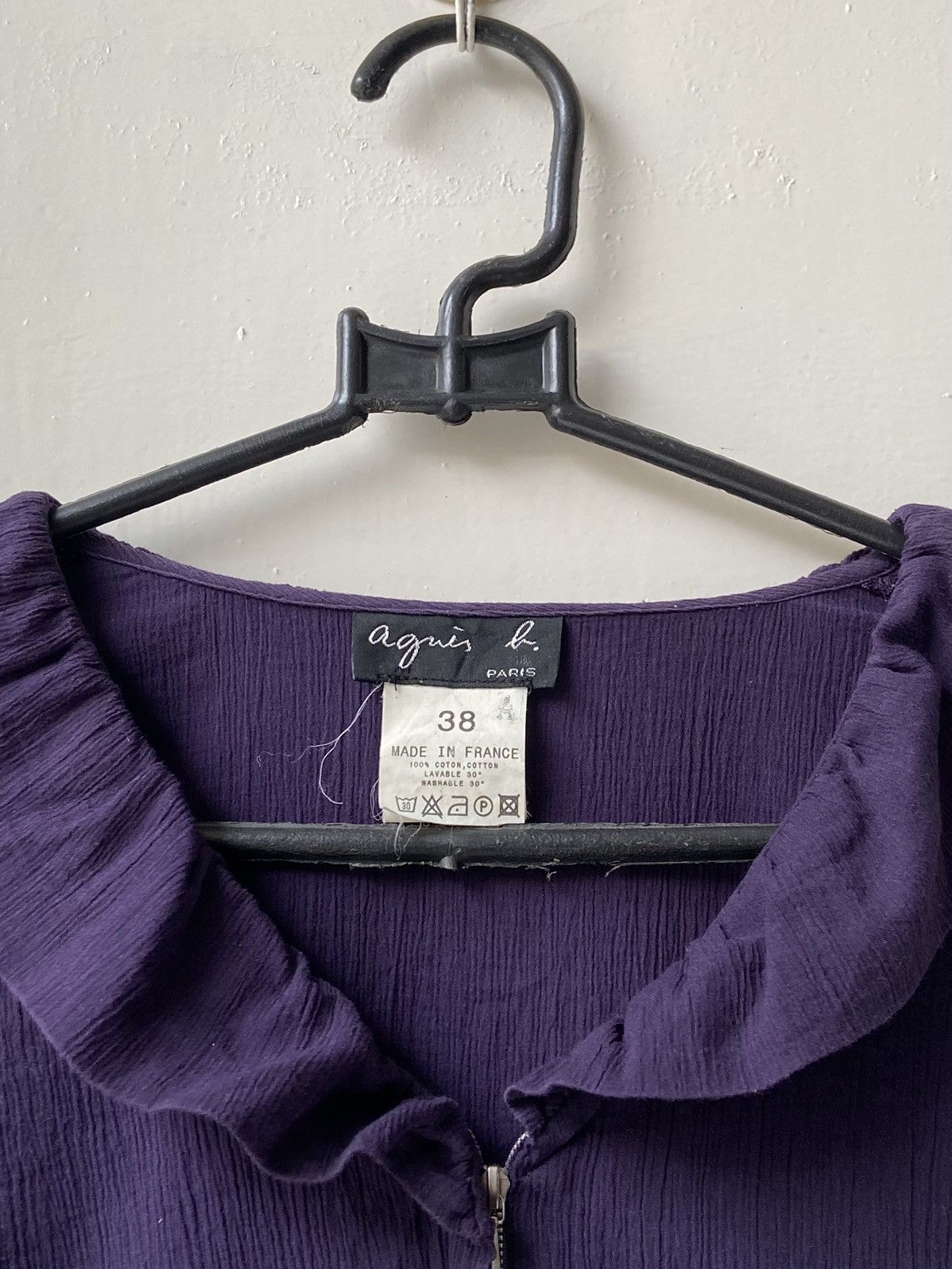agnes b. AGNES B. Purple Blouse Size XS / US 0-2 / IT 36-38 - 5 Thumbnail