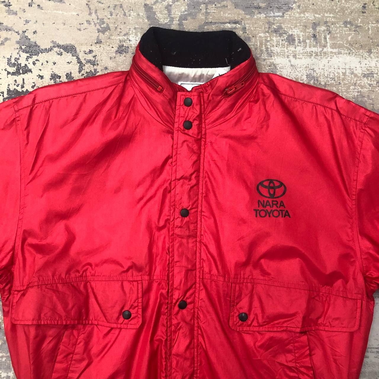 Japanese Brand Y605 VTG TOYOTA I.T.PLAIN WINDBREAKER JACKETS Size US L / EU 52-54 / 3 - 6 Thumbnail
