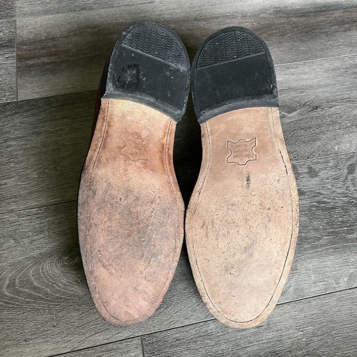 Vintage Vintage 1960s Sears Derby Wingtip Brogue Leather Loafers Size US 10.5 / EU 43-44 - 6 Thumbnail