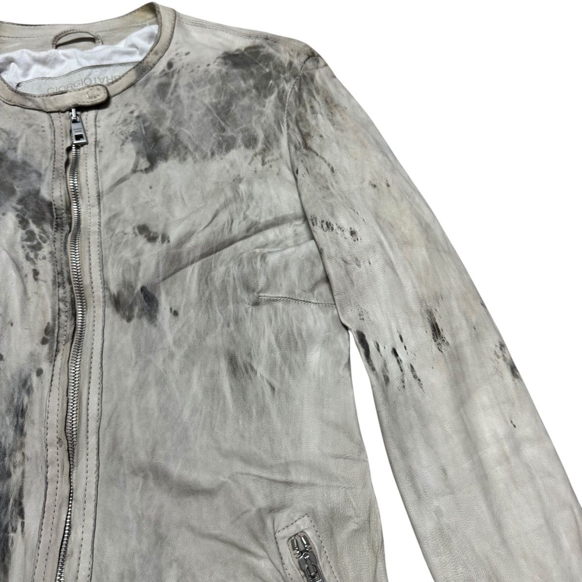 Giorgio Brato Giorgio Brato Brush Leather Jacket Size M / US 6-8 / IT 42-44 - 5 Thumbnail