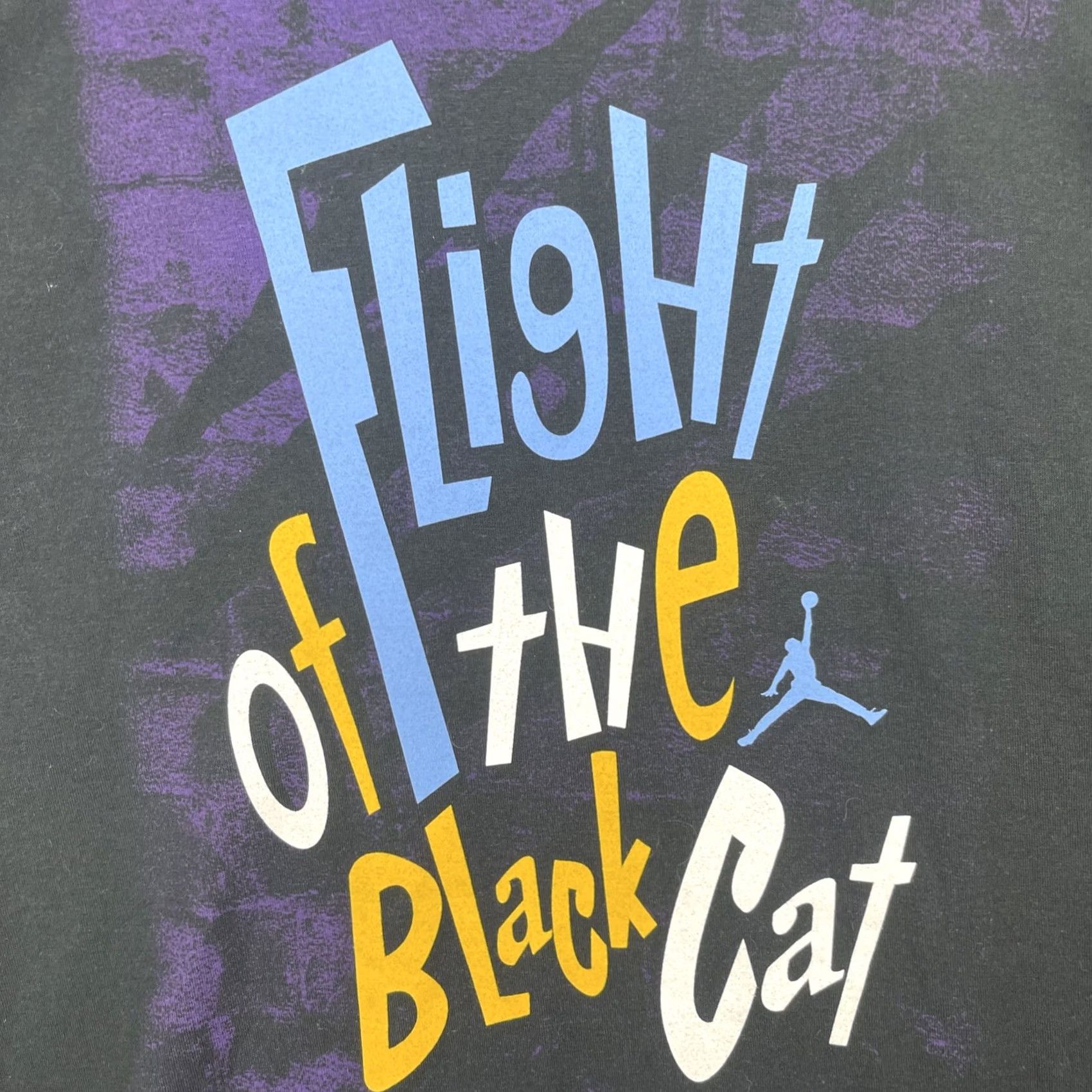 Jordan Brand Air Jordan Shirt Mens 2XL Tall Black Flight of the Black Cat Oversized Tee Size US XXL / EU 58 / 5 - 7 Thumbnail