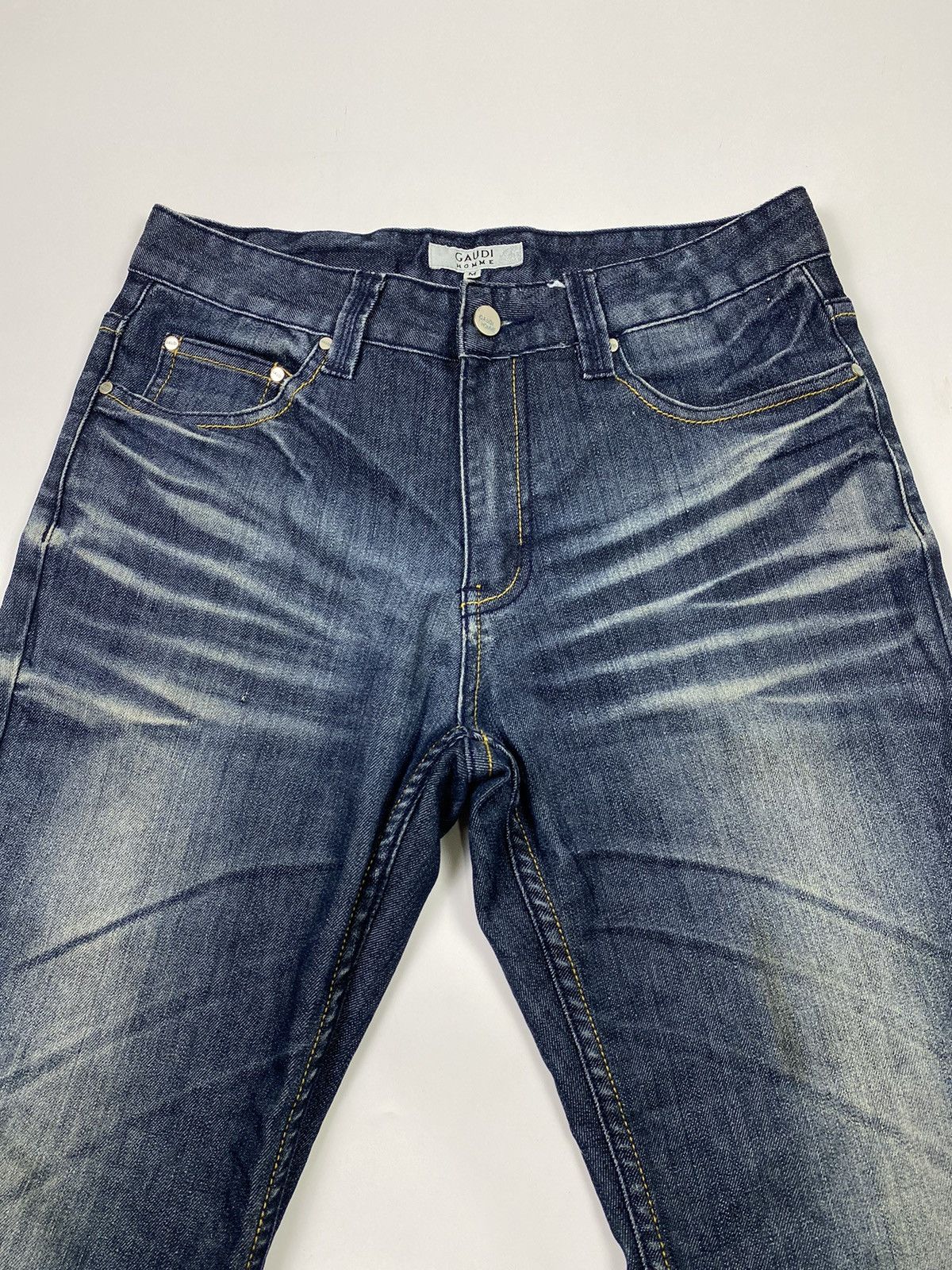 Jean lace up gaudi homme mudwash pant ifsixwasnine vkei style Size US 31 - 4 Thumbnail