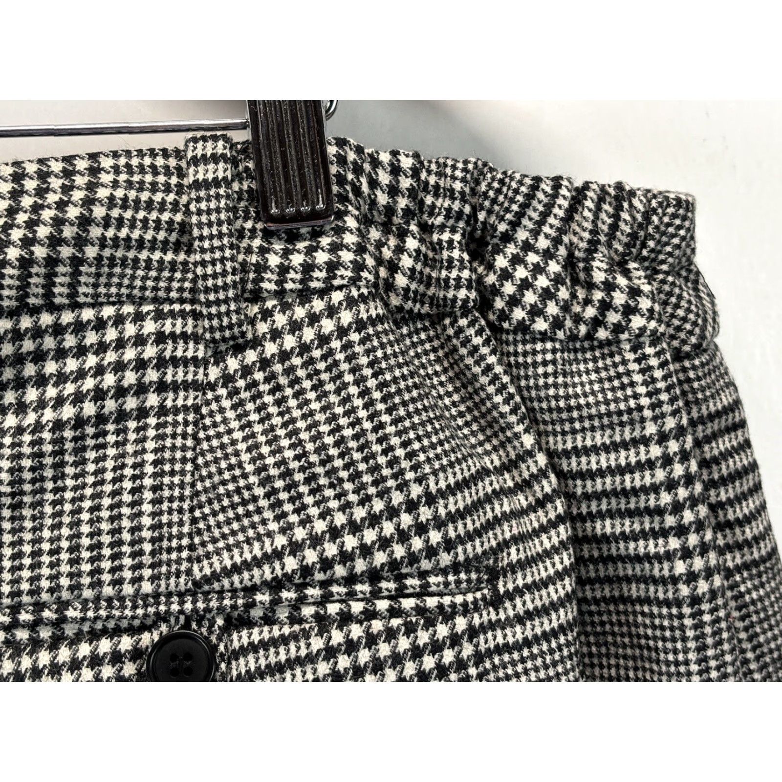 Talbots VINTAGE Talbots Dress Pants Women Plus Size 24W Wool Houndstooth Black White Career Fall Winter Size 42" / US 20 - 5 Thumbnail
